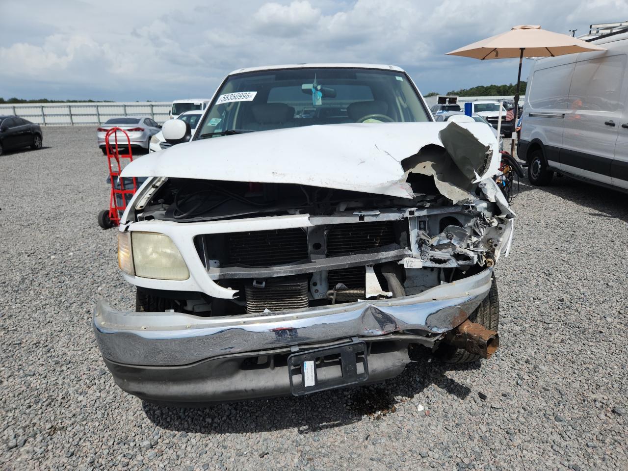 2003 Ford F150 Supercrew White vin: 1FTRW07L13KD53958