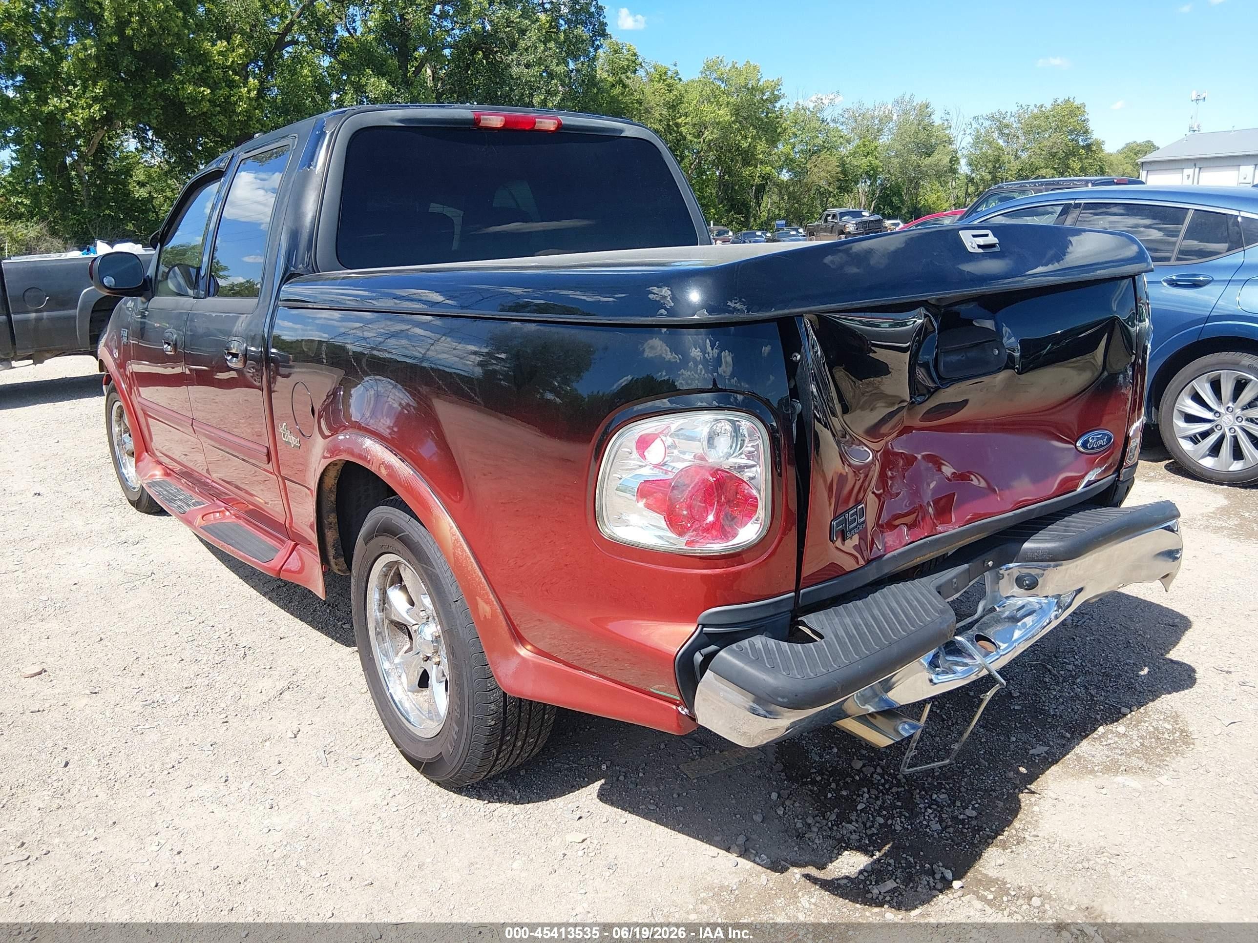 2003 Ford F-150 Lariat/xlt Черный vin: 1FTRW07L13KD81940