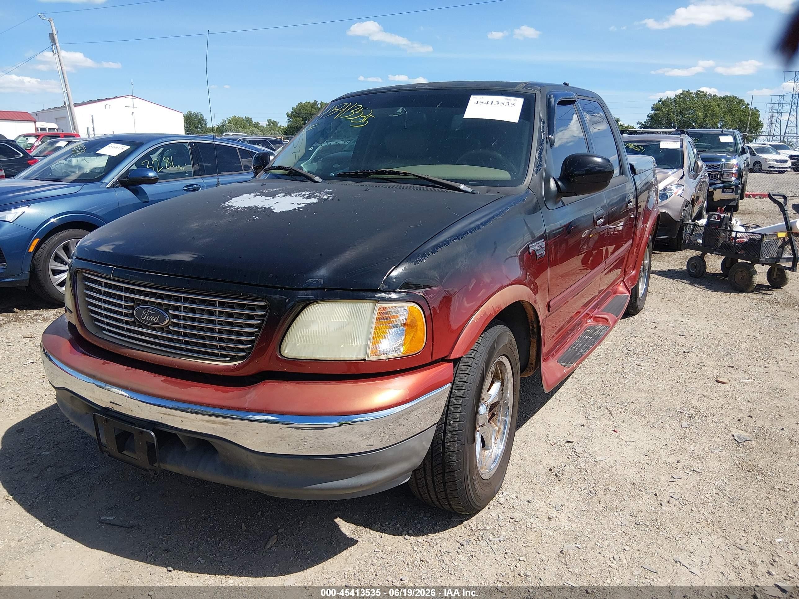 2003 Ford F-150 Lariat/xlt Черный vin: 1FTRW07L13KD81940