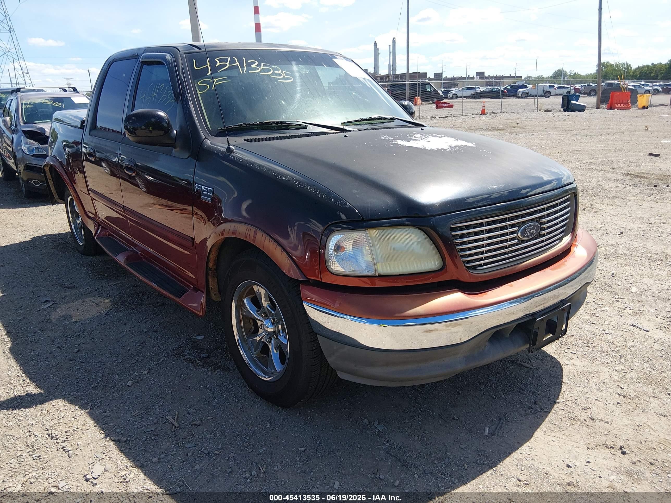 2003 Ford F-150 Lariat/xlt Черный vin: 1FTRW07L13KD81940