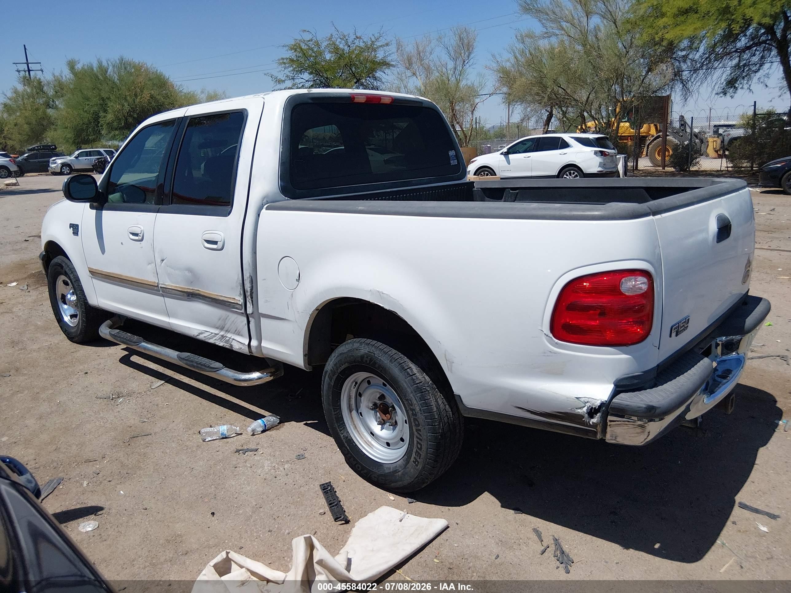 2001 Ford F-150 Harley-davidson Edition/king Ranch Edition/lariat/xlt Белый vin: 1FTRW07L21KB56410