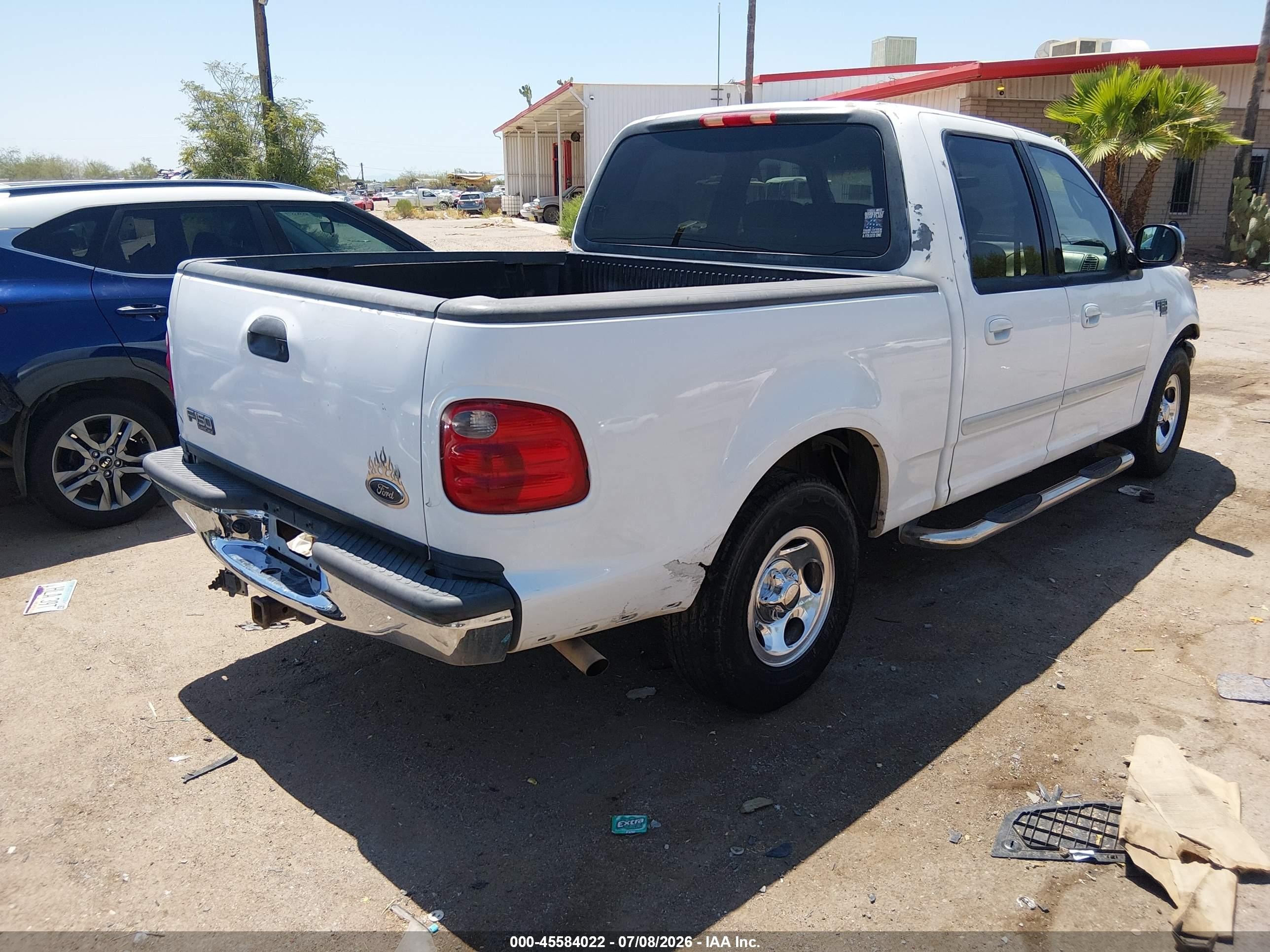 2001 Ford F-150 Harley-davidson Edition/king Ranch Edition/lariat/xlt Белый vin: 1FTRW07L21KB56410