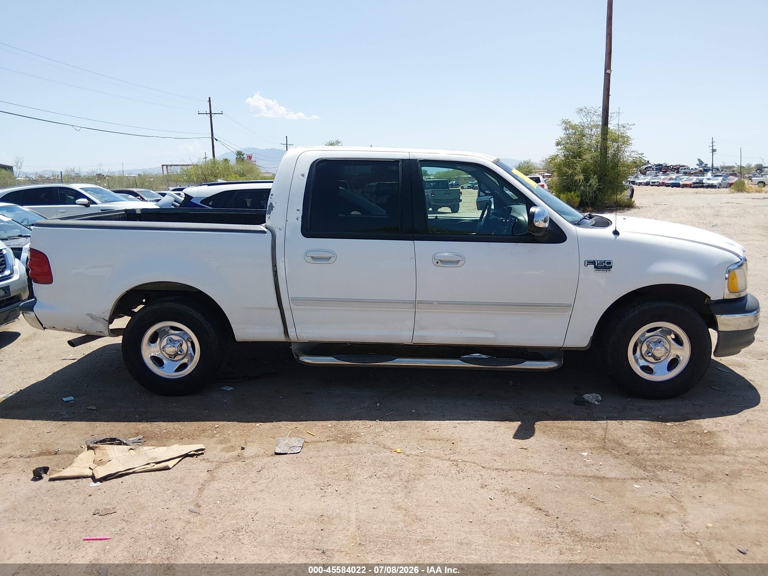 2001 Ford F-150 Harley-davidson Edition/king Ranch Edition/lariat/xlt Белый vin: 1FTRW07L21KB56410
