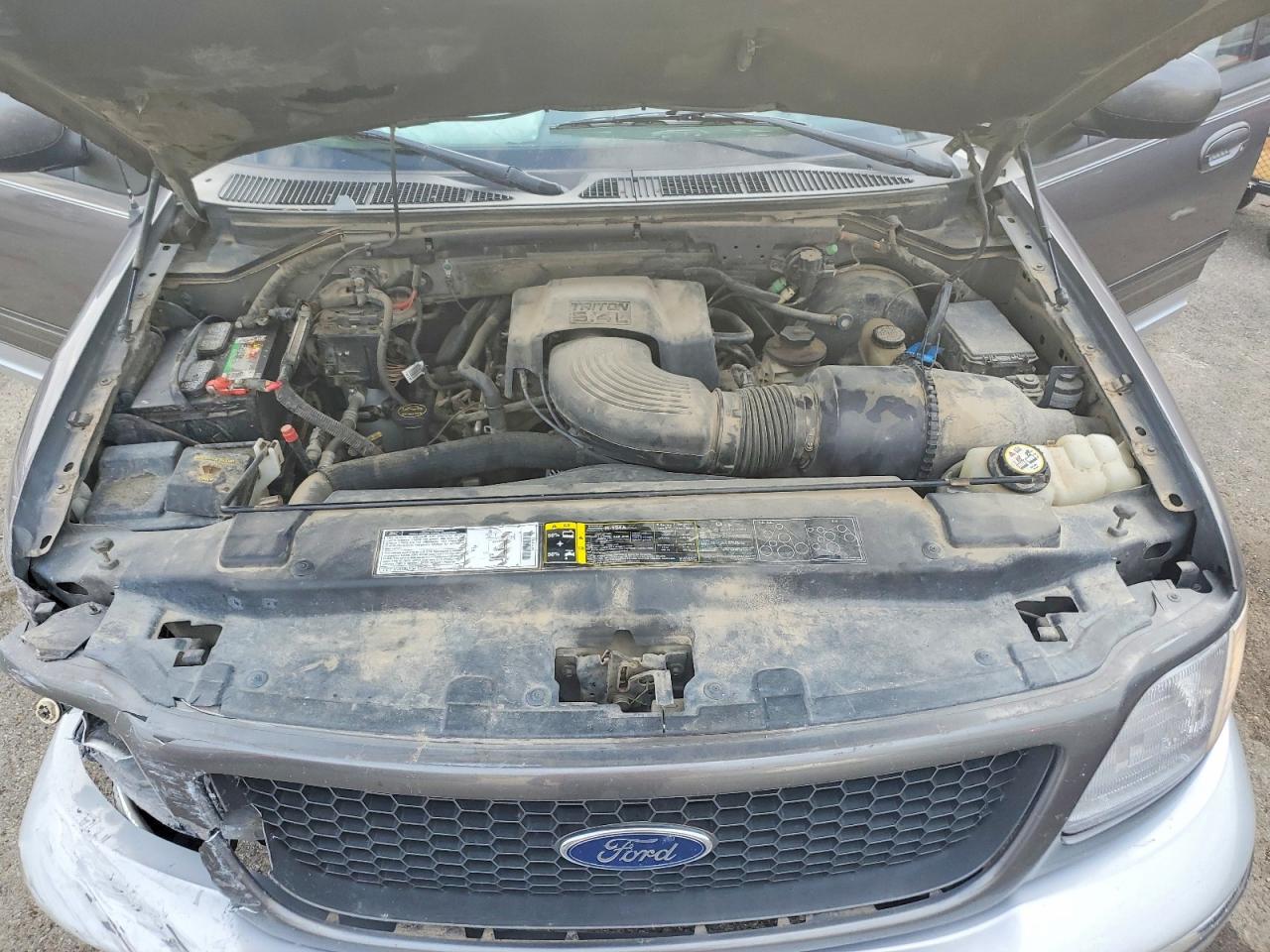 2002 Ford F150 Gray vin: 1FTRW07L22KB72480