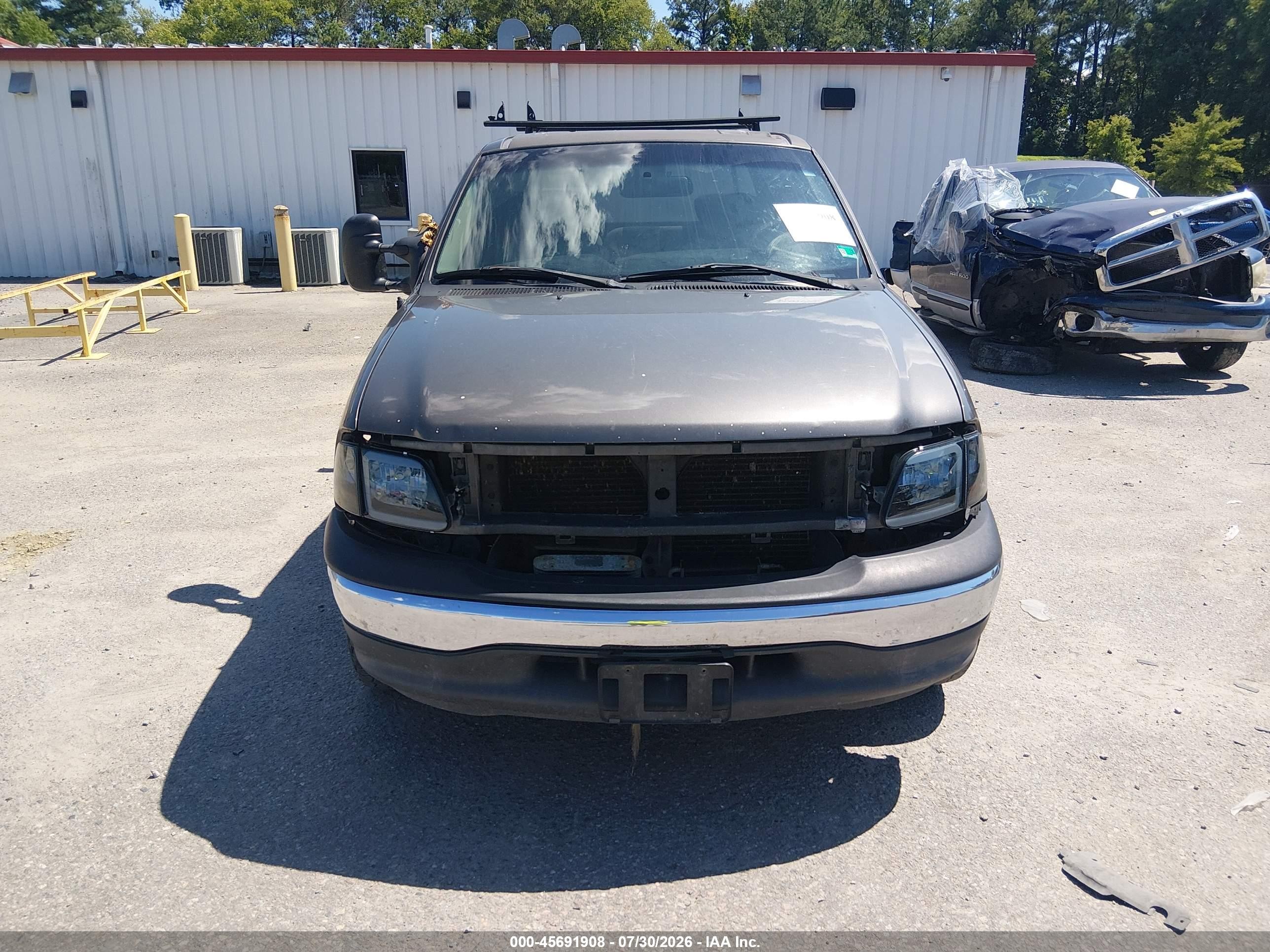 2002 Ford F-150 Lariat/xlt Gray vin: 1FTRW07L22KC32645