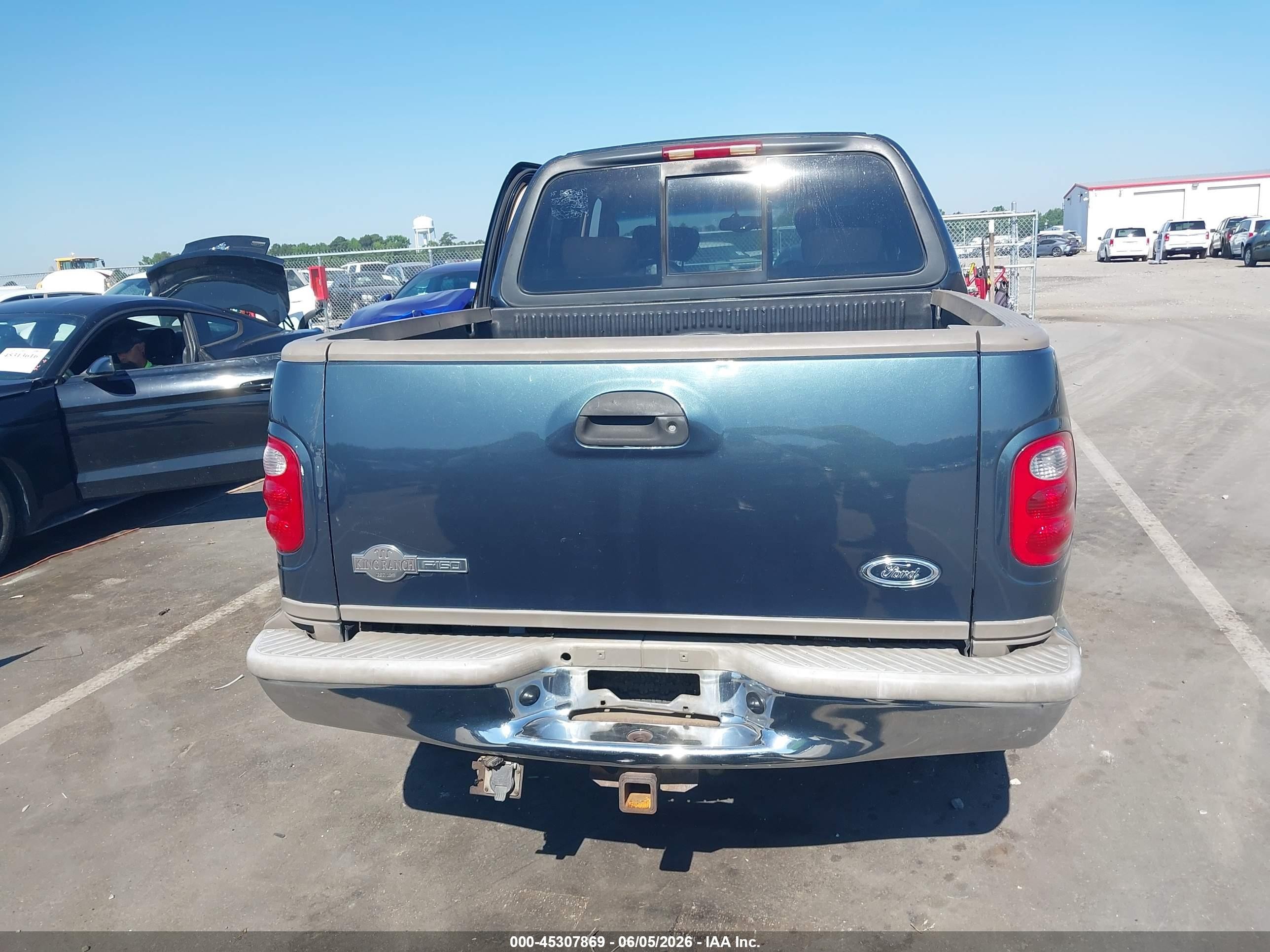 2002 Ford F-150 Lariat/xlt Green vin: 1FTRW07L22KC67184