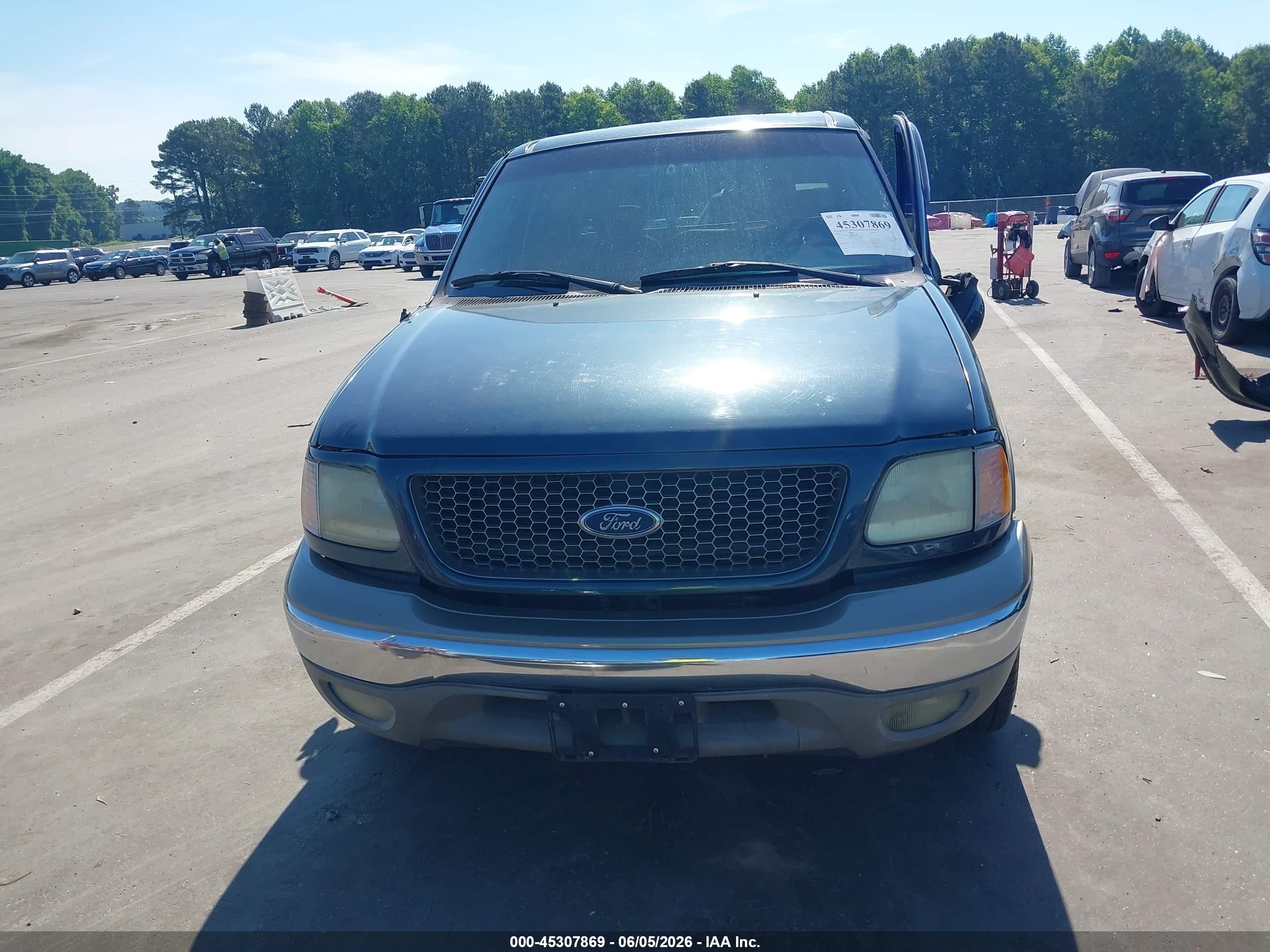 2002 Ford F-150 Lariat/xlt Green vin: 1FTRW07L22KC67184