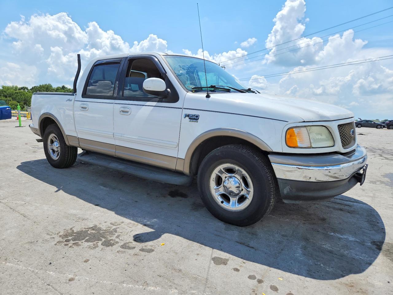 2003 Ford F150 Supercrew White vin: 1FTRW07L23KA84479