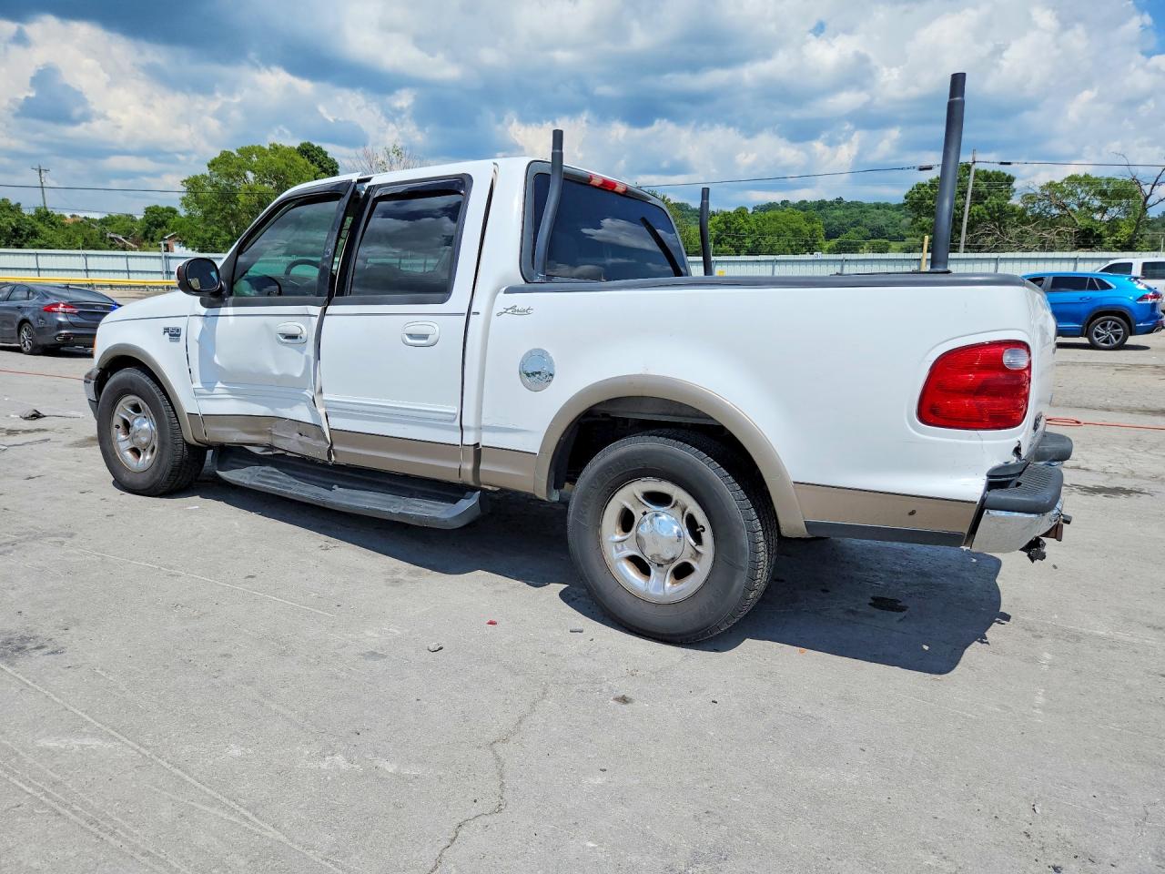 2003 Ford F150 Supercrew White vin: 1FTRW07L23KA84479