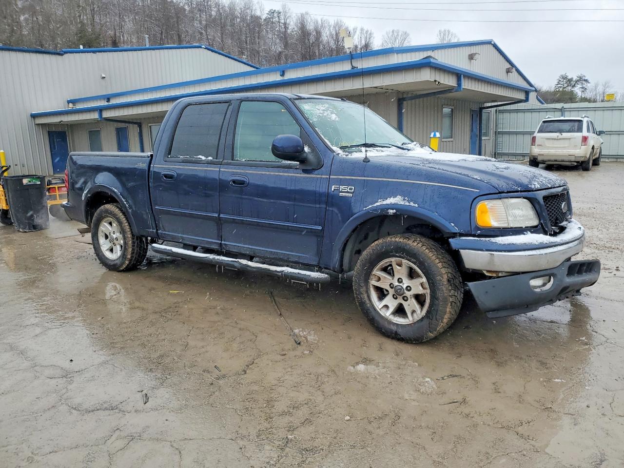 2003 Ford F150 Supercrew Blue vin: 1FTRW07L23KB04441