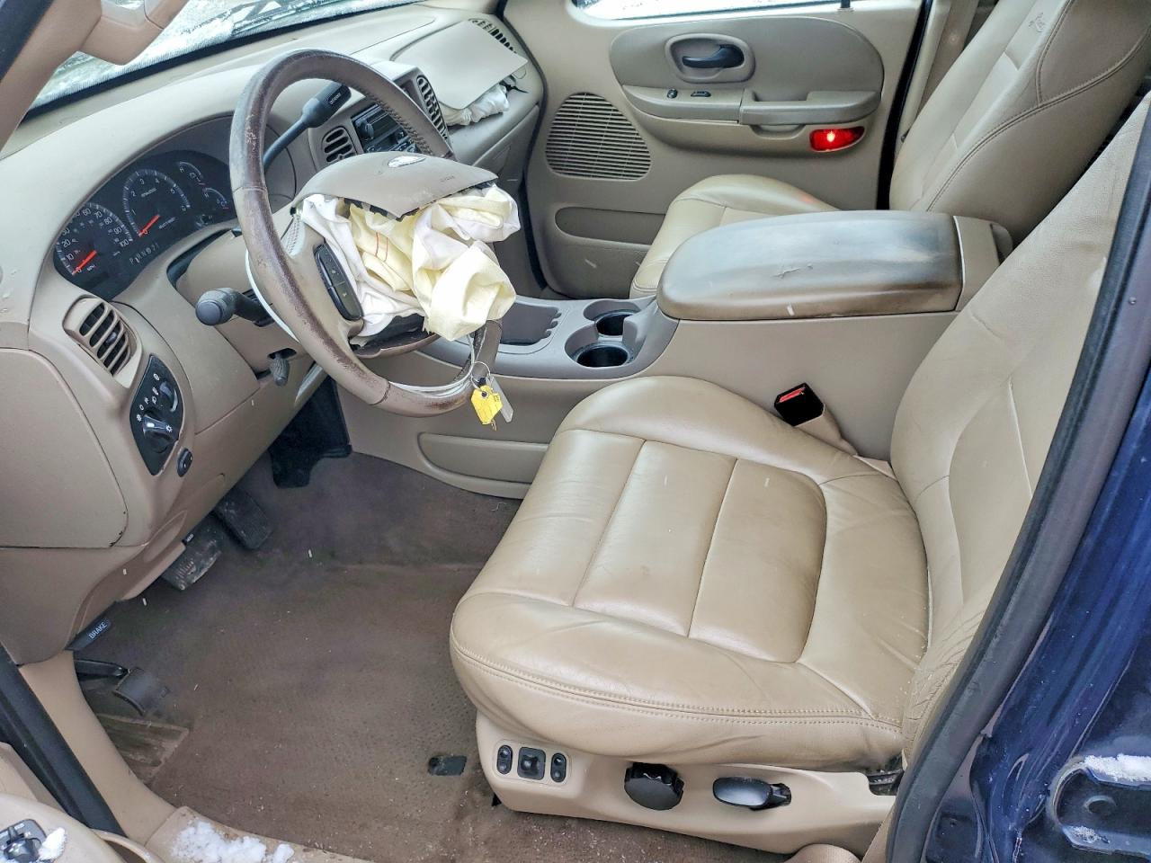 2003 Ford F150 Supercrew Blue vin: 1FTRW07L23KB04441