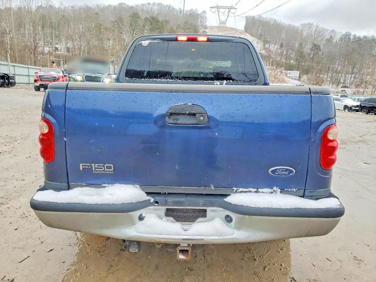2003 Ford F150 Supercrew Blue vin: 1FTRW07L23KB04441