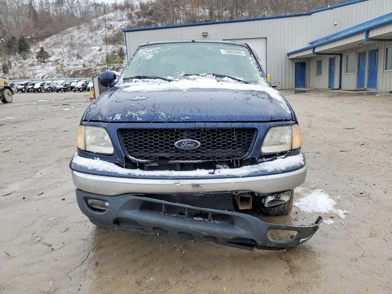 2003 Ford F150 Supercrew Blue vin: 1FTRW07L23KB04441