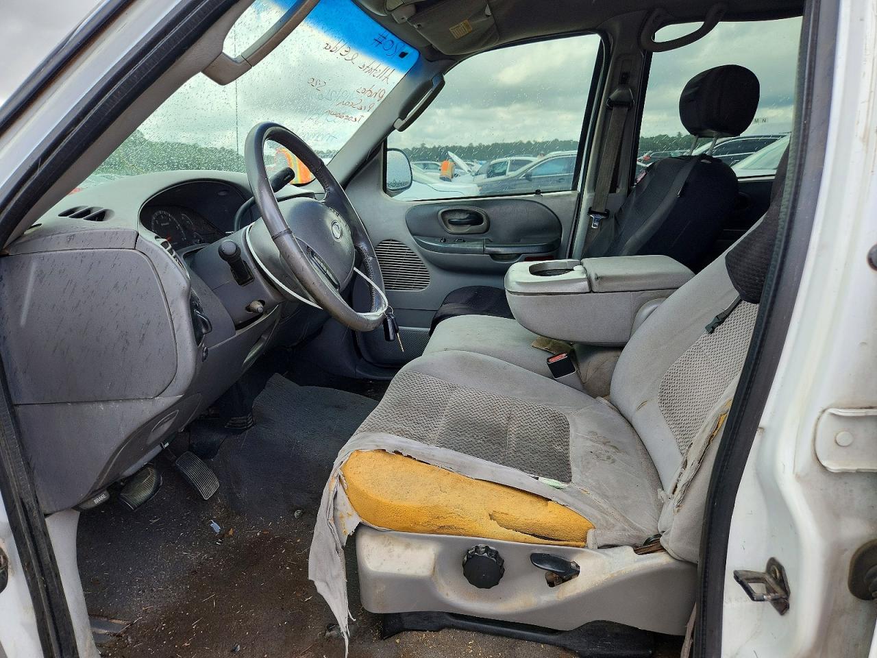 2003 Ford F150 Supercrew White vin: 1FTRW07L23KD32214