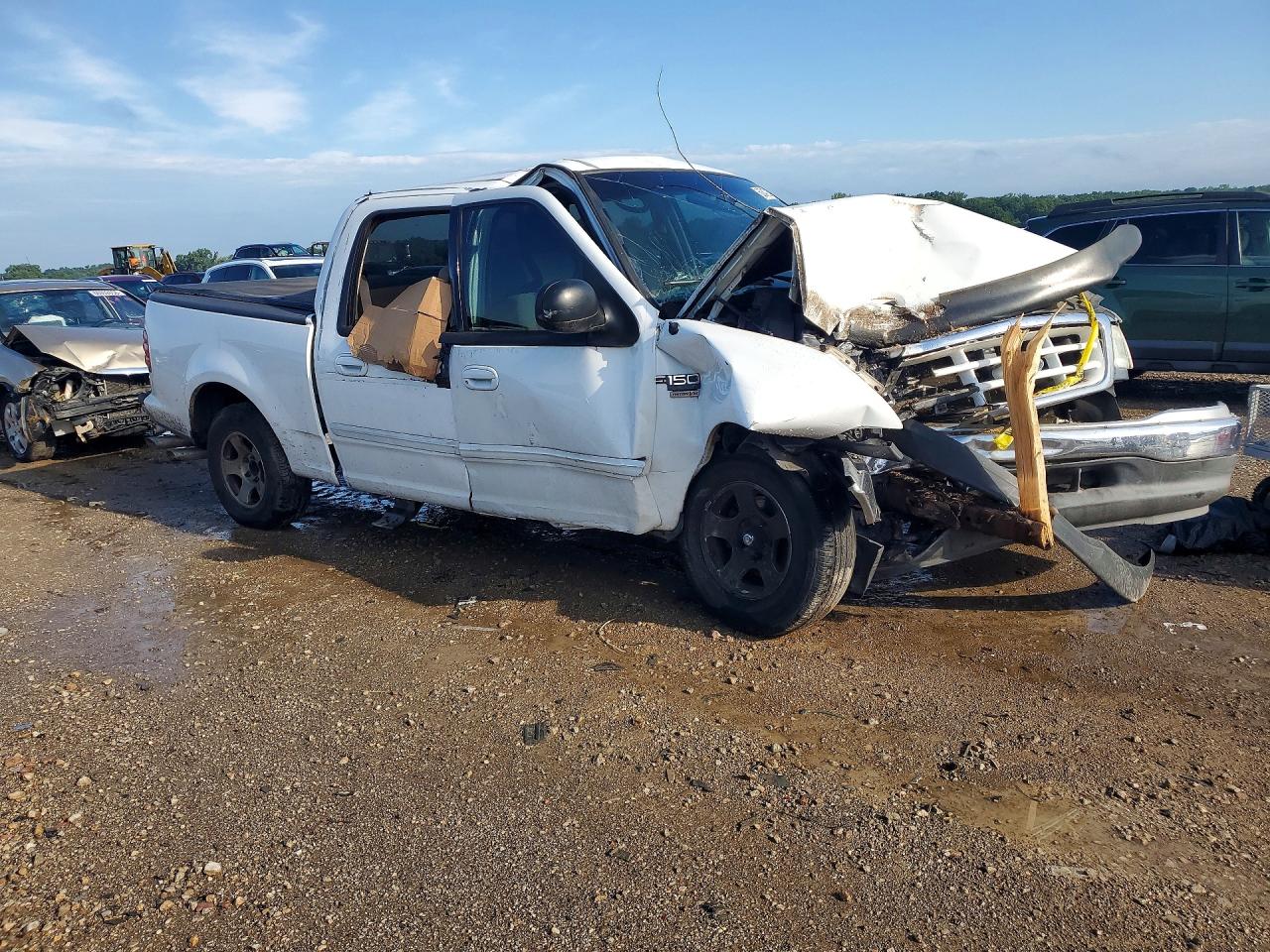 2003 Ford F150 Supercrew Белый vin: 1FTRW07L23KD35596