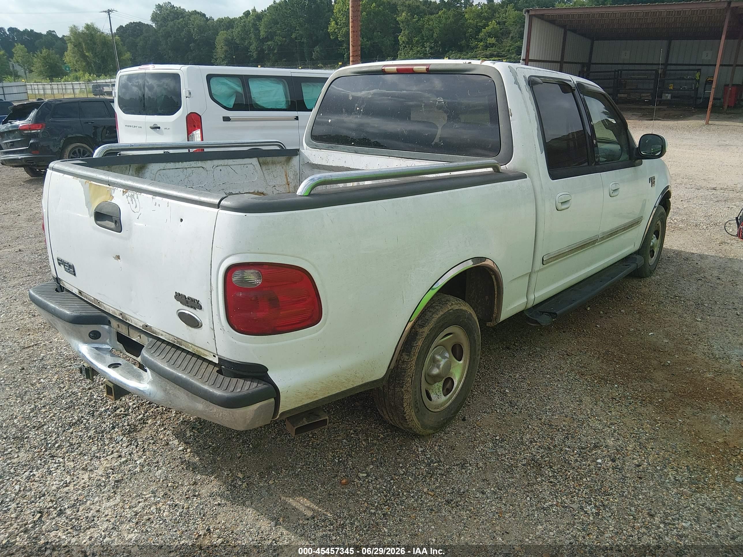 2001 Ford F-150 Harley-davidson Edition/king Ranch Edition/lariat/xlt Белый vin: 1FTRW07L31KB35744