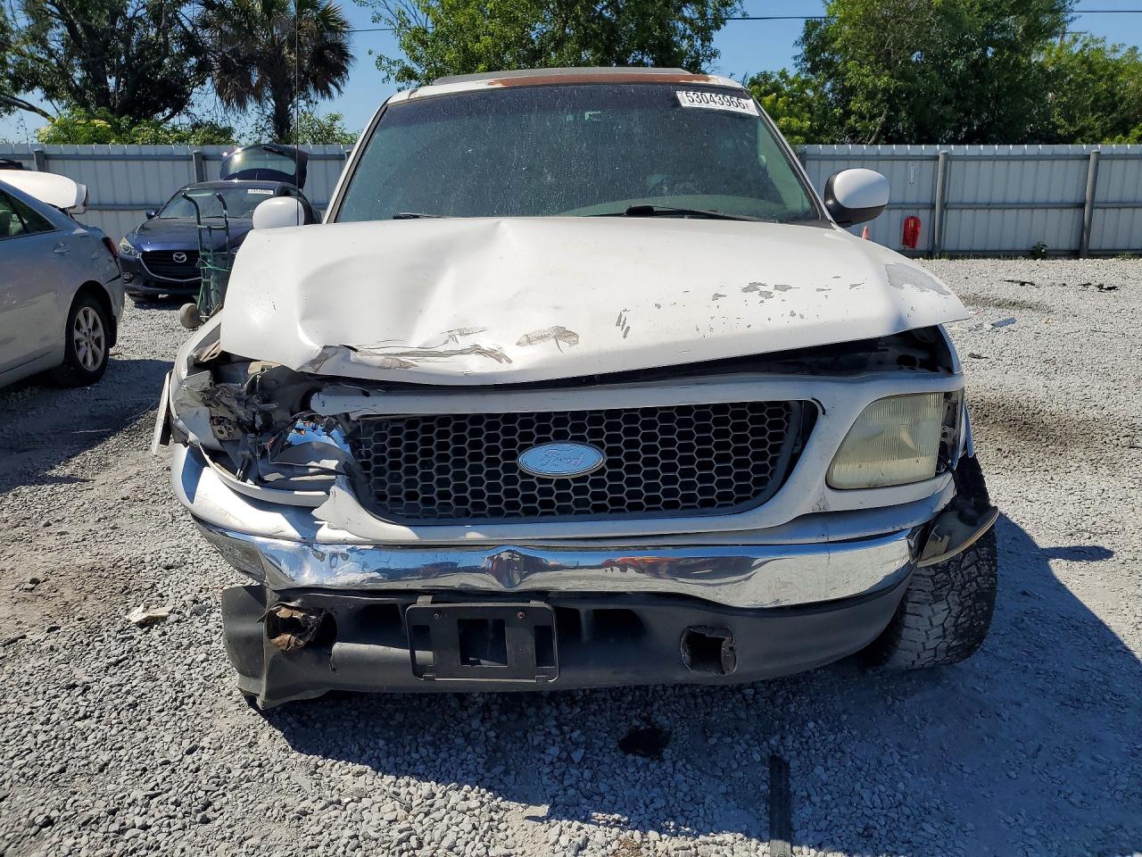 2001 Ford F150 Supercrew White vin: 1FTRW07L31KE05362