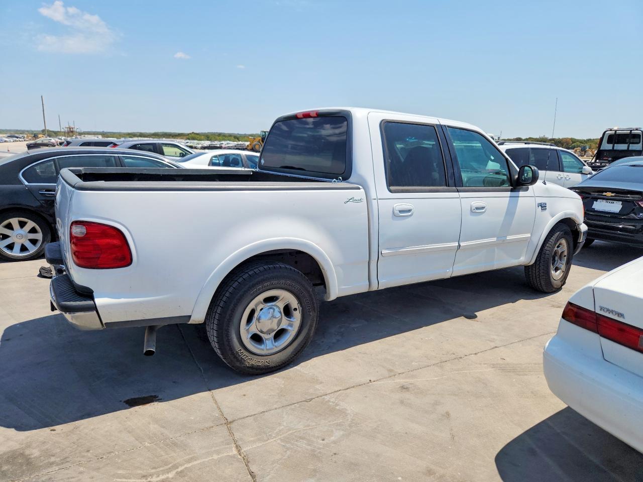 2001 Ford F150 Supercrew White vin: 1FTRW07L31KE26261