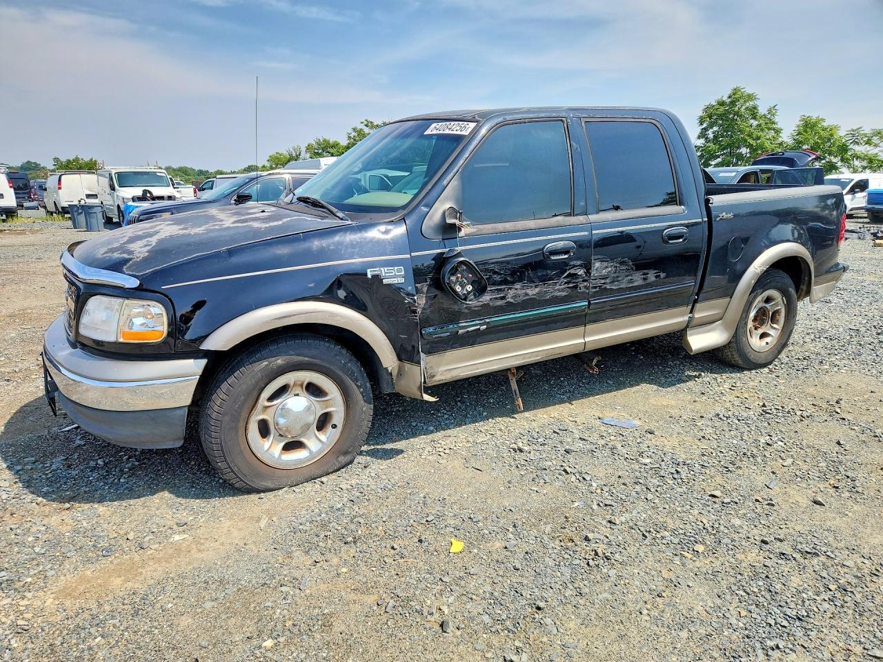 2001 Ford F150 Supercrew Черный vin: 1FTRW07L31KE66582