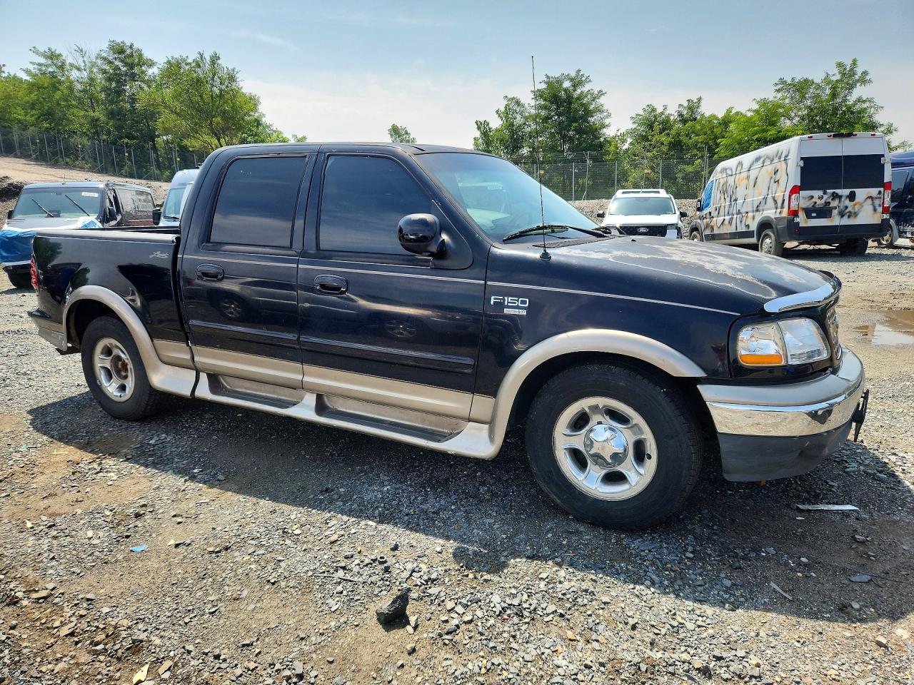 2001 Ford F150 Supercrew Черный vin: 1FTRW07L31KE66582