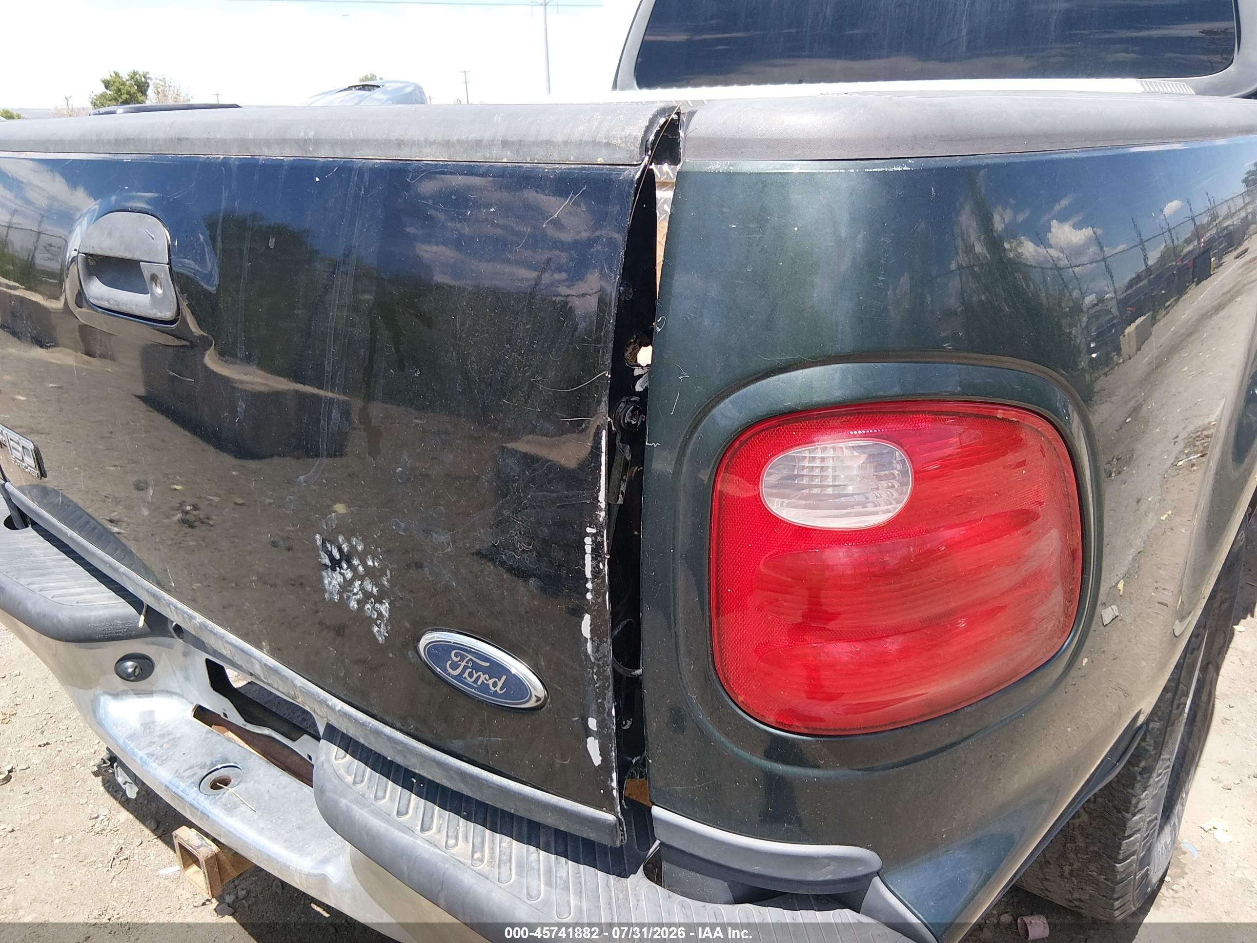 2003 Ford F-150 Lariat/xlt Green vin: 1FTRW07L33KA82577