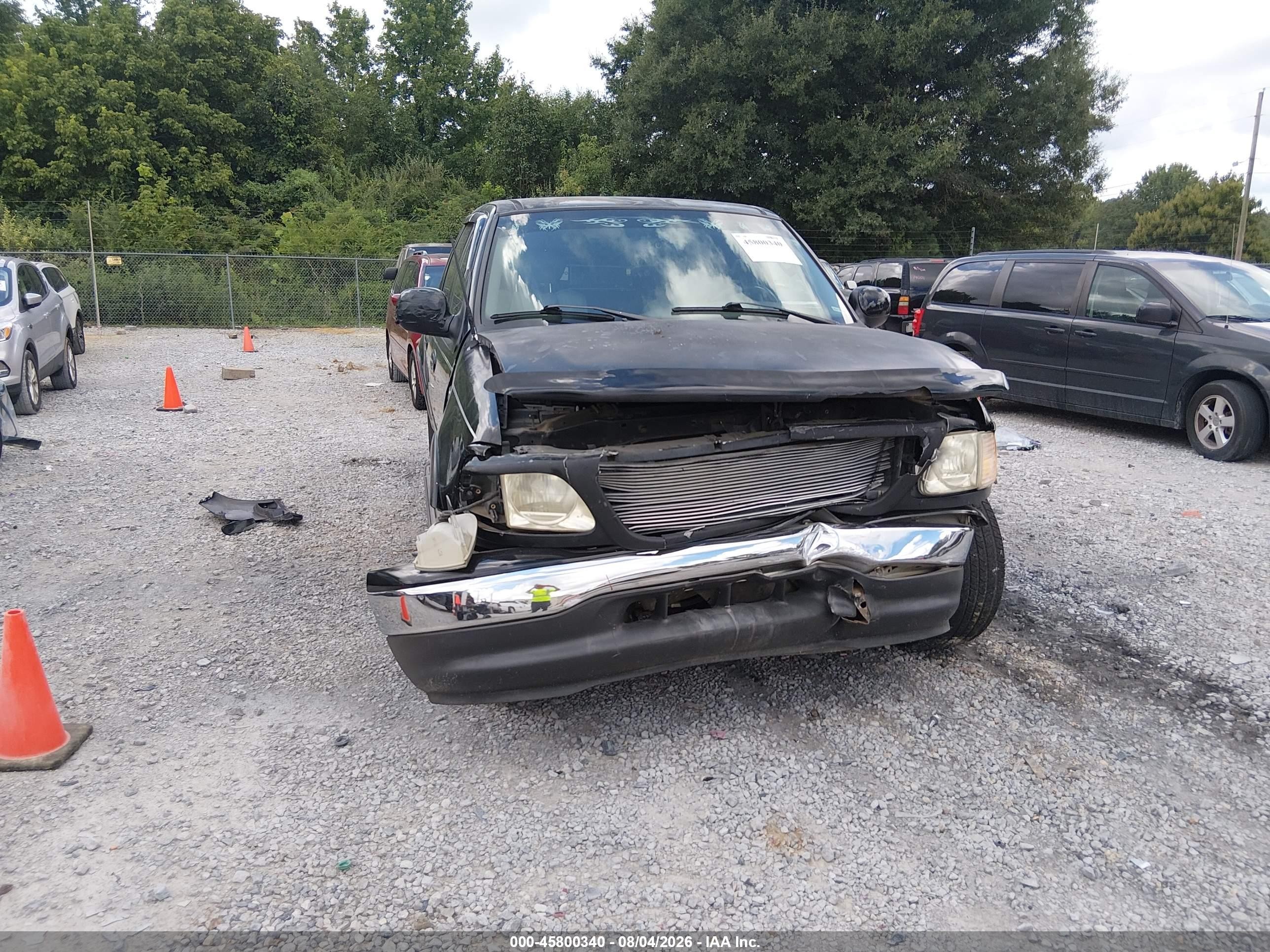 2003 Ford F-150 Lariat/xlt Black vin: 1FTRW07L33KB99723
