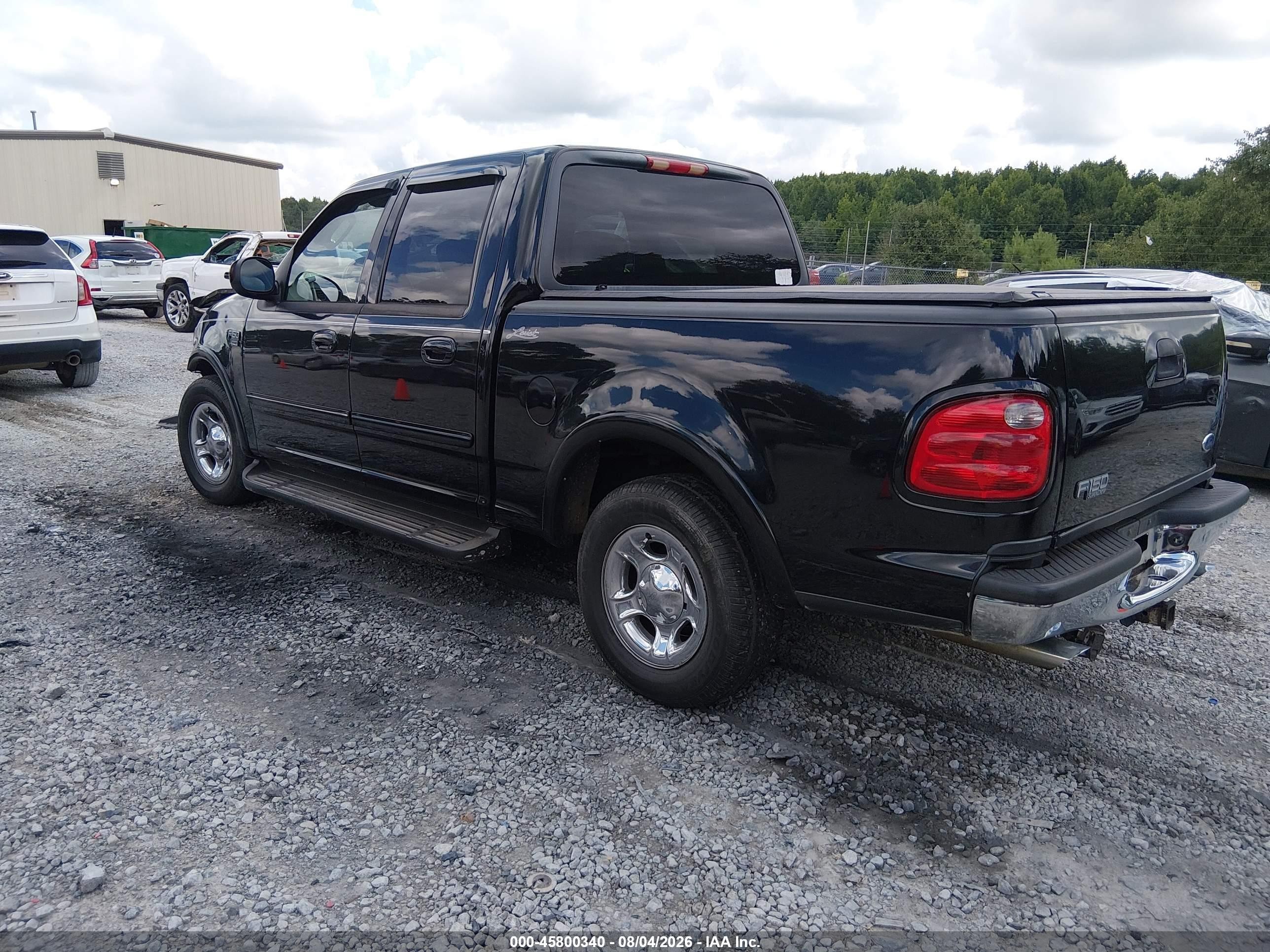 2003 Ford F-150 Lariat/xlt Black vin: 1FTRW07L33KB99723