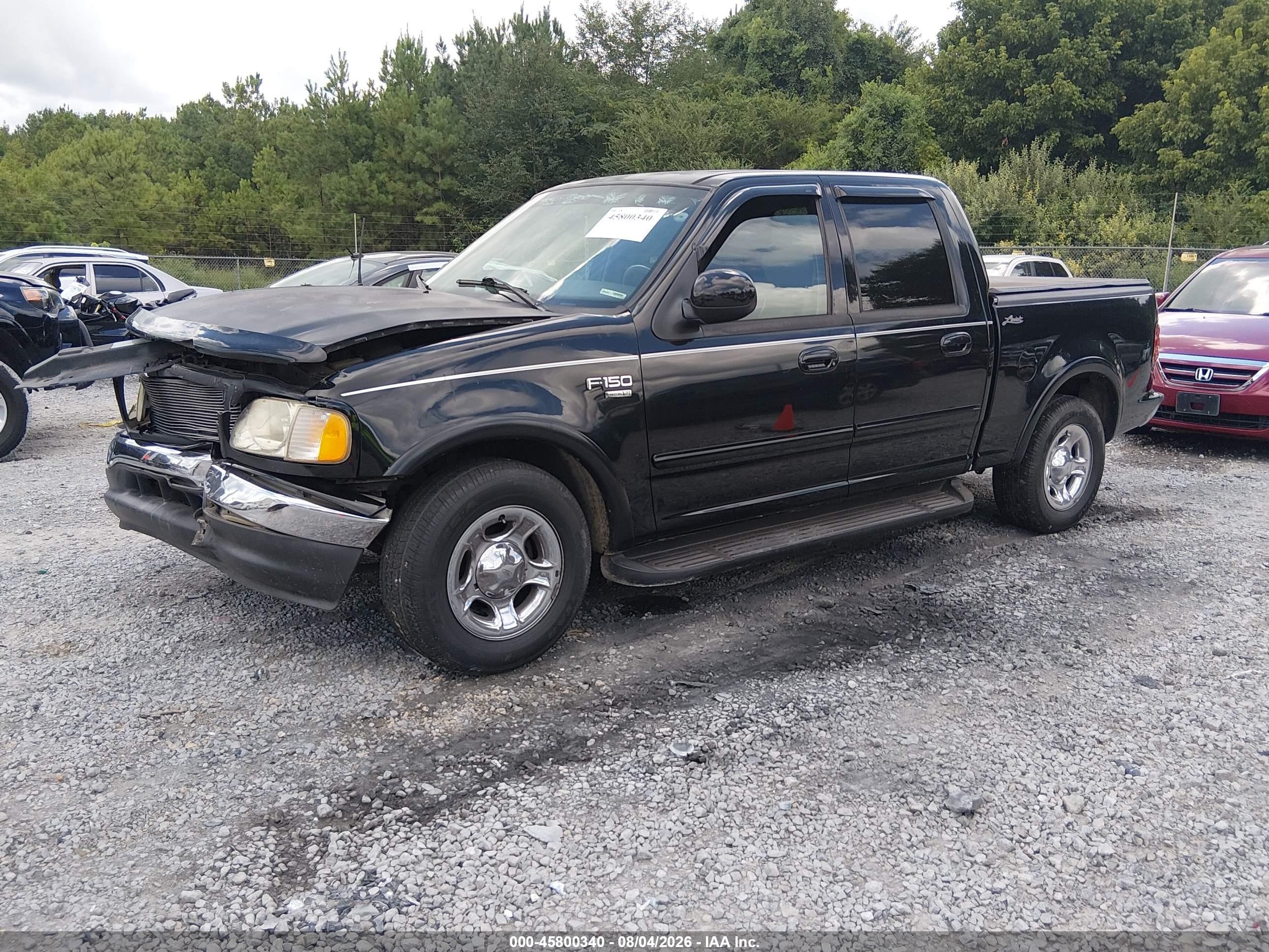 2003 Ford F-150 Lariat/xlt Black vin: 1FTRW07L33KB99723