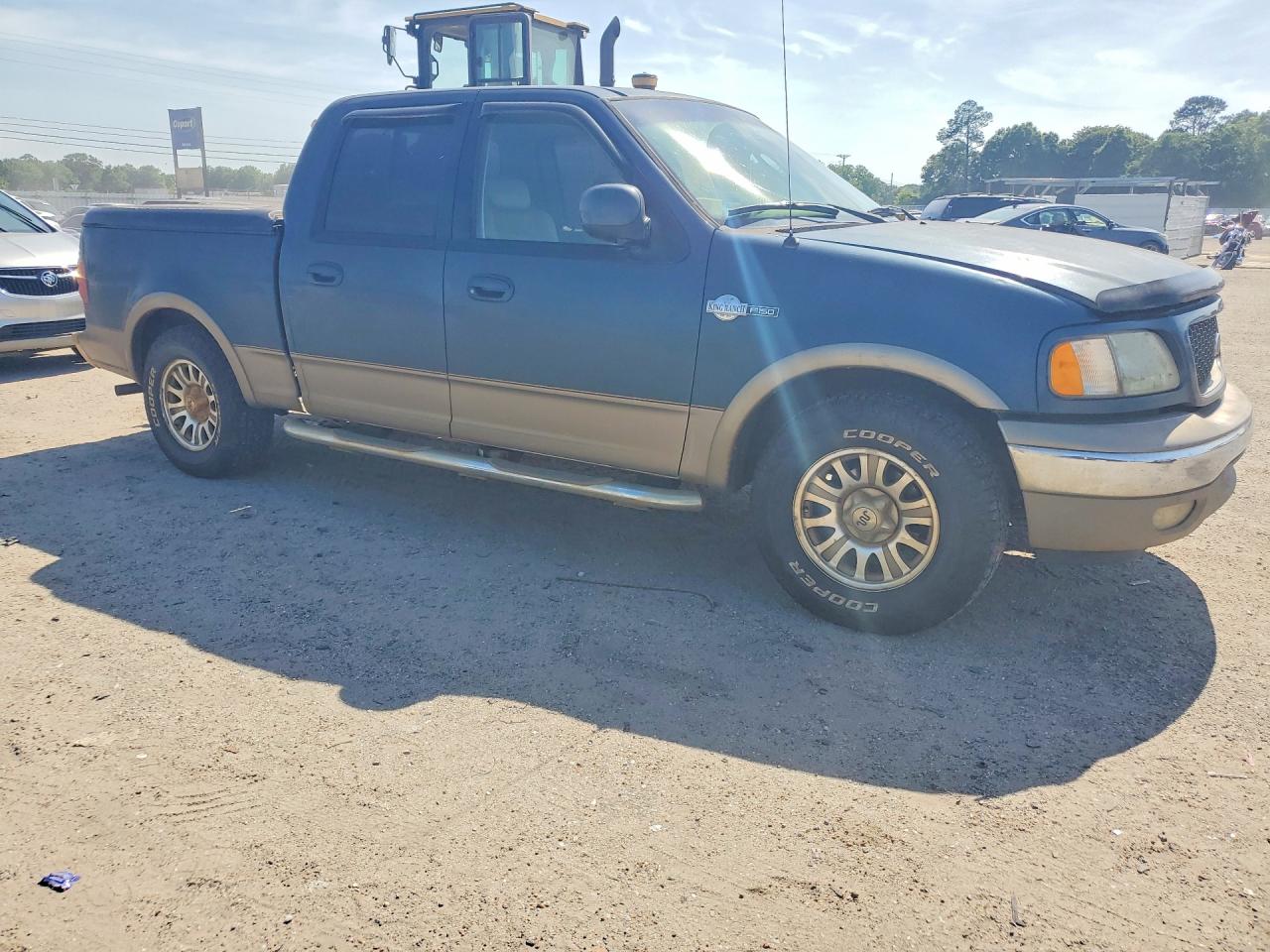 2003 Ford F150 Supercrew Blue vin: 1FTRW07L33KC58656