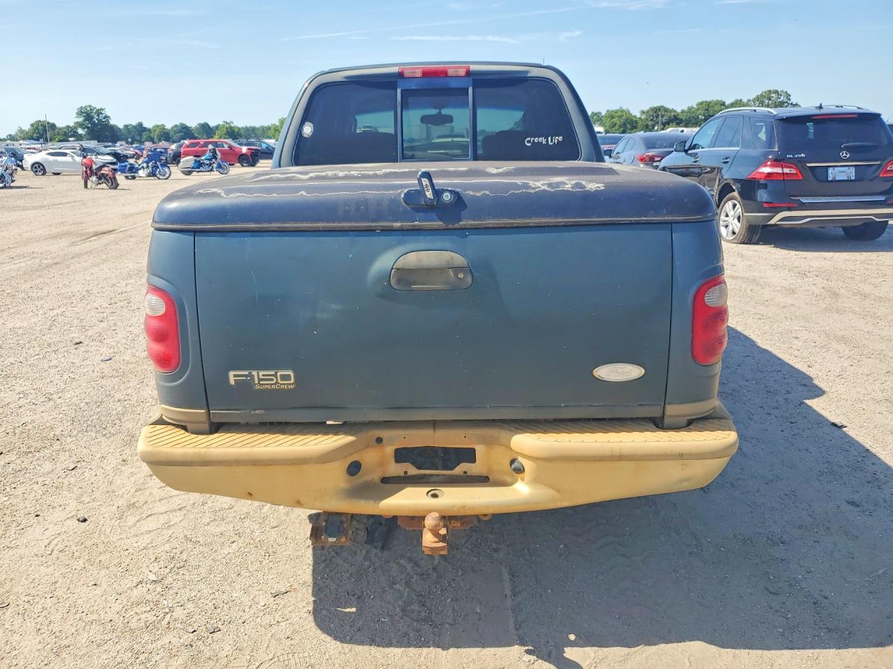 2003 Ford F150 Supercrew Blue vin: 1FTRW07L33KC58656
