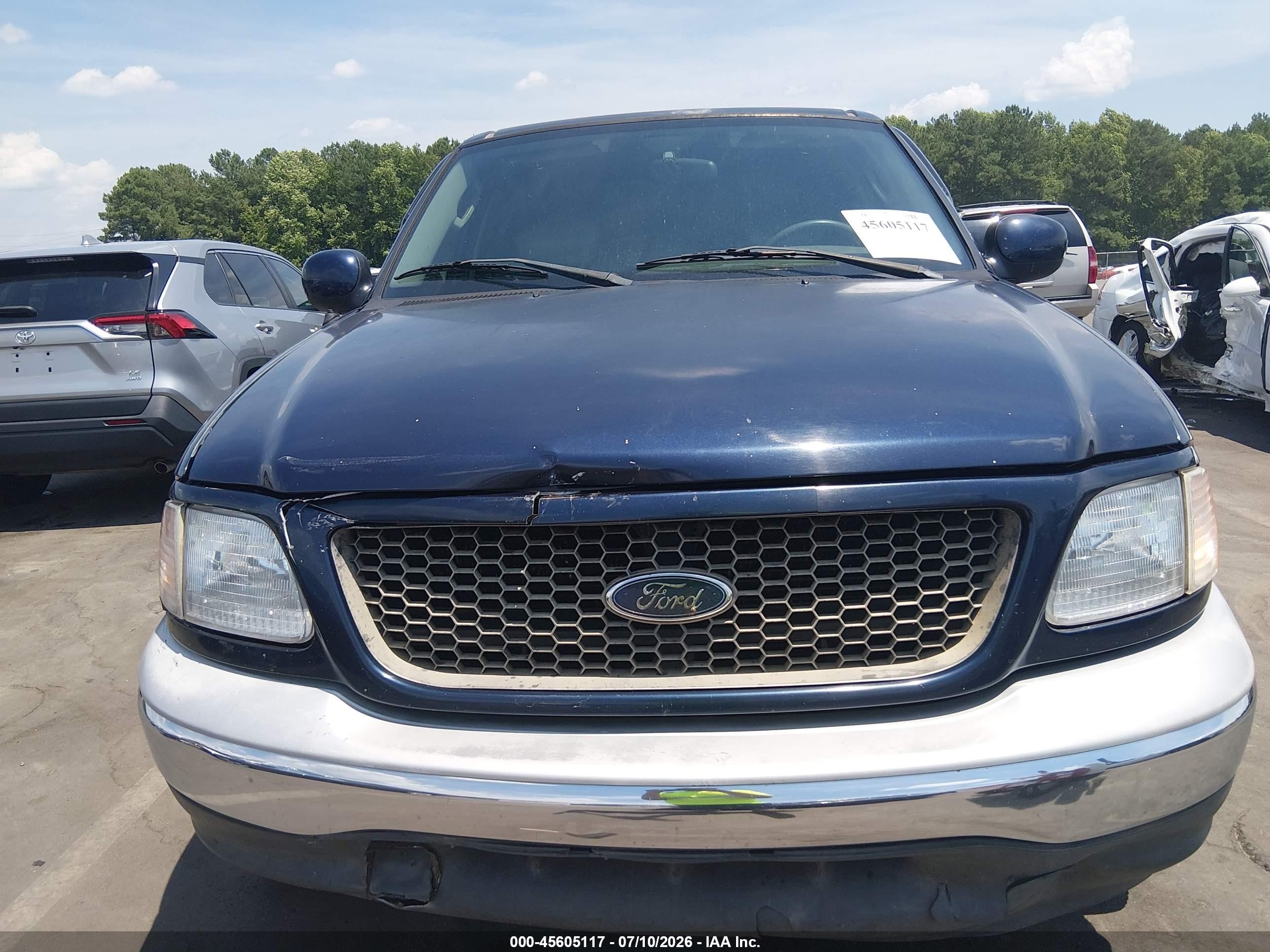2003 Ford F-150 Lariat/xlt Blue vin: 1FTRW07L33KD85455