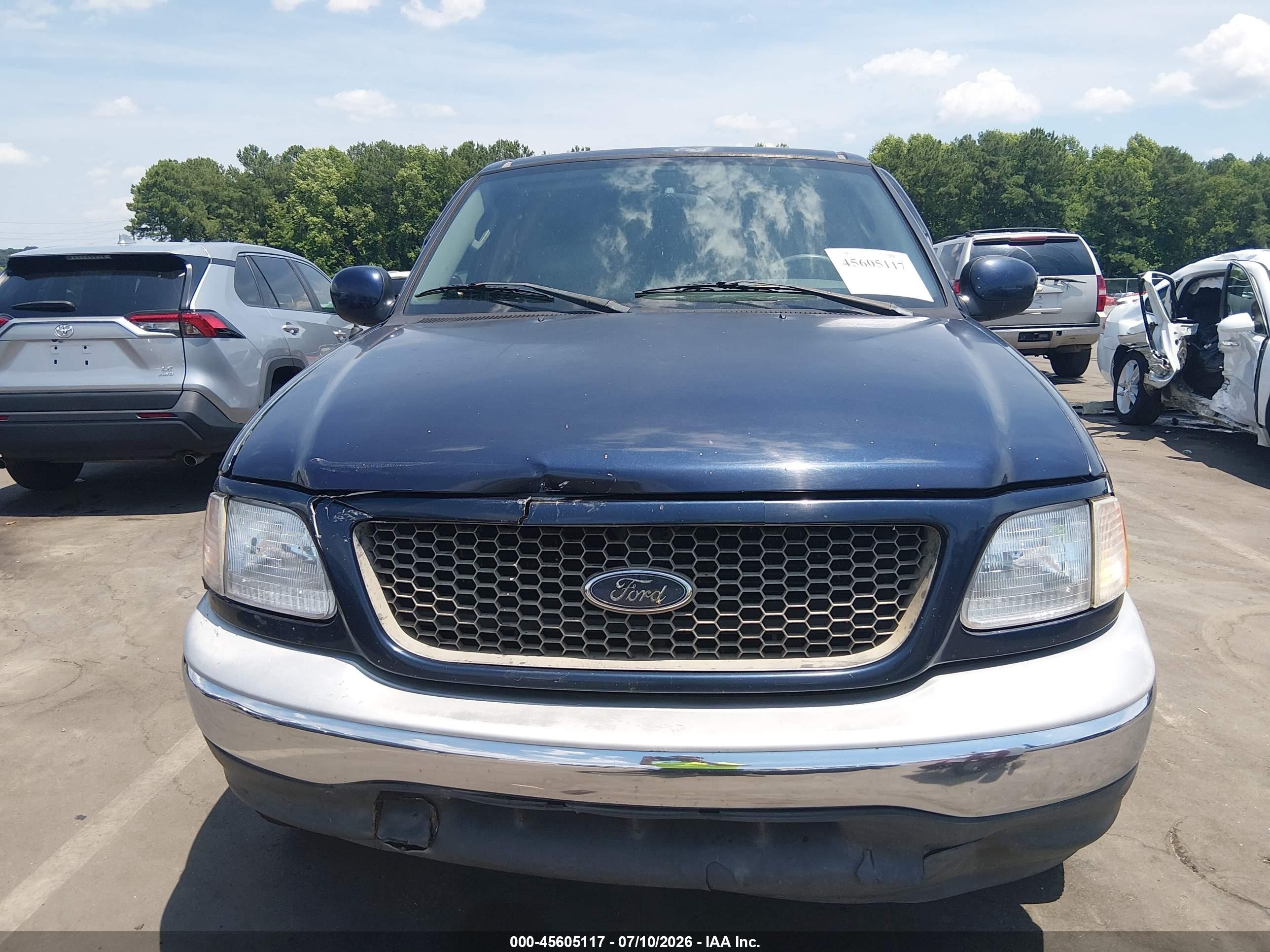 2003 Ford F-150 Lariat/xlt Blue vin: 1FTRW07L33KD85455