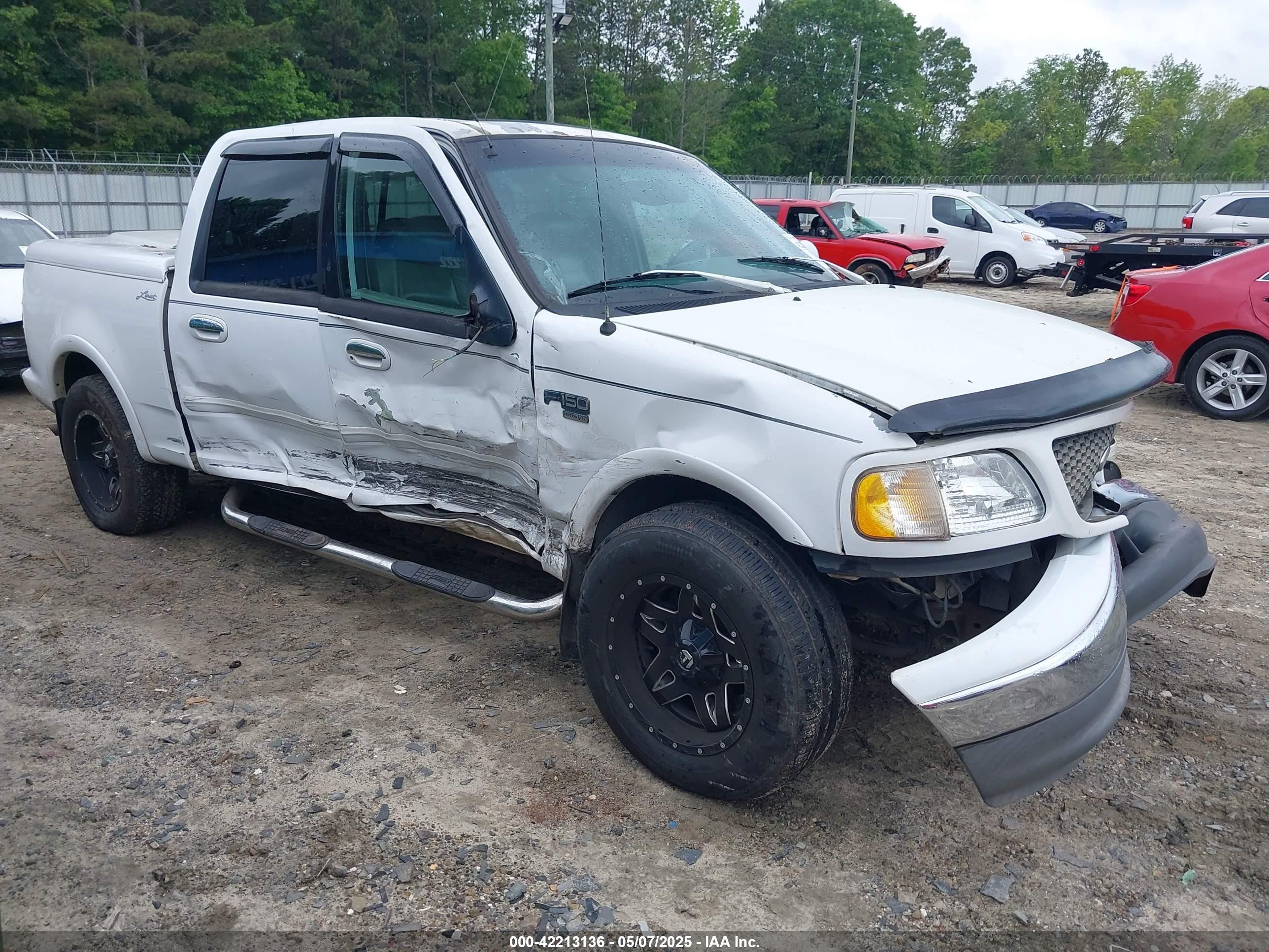 2001 Ford F-150 Supercrew Harley-davidson Edition/king Ranch Edition/lariat/xlt Белый vin: 1FTRW07L41KC28725