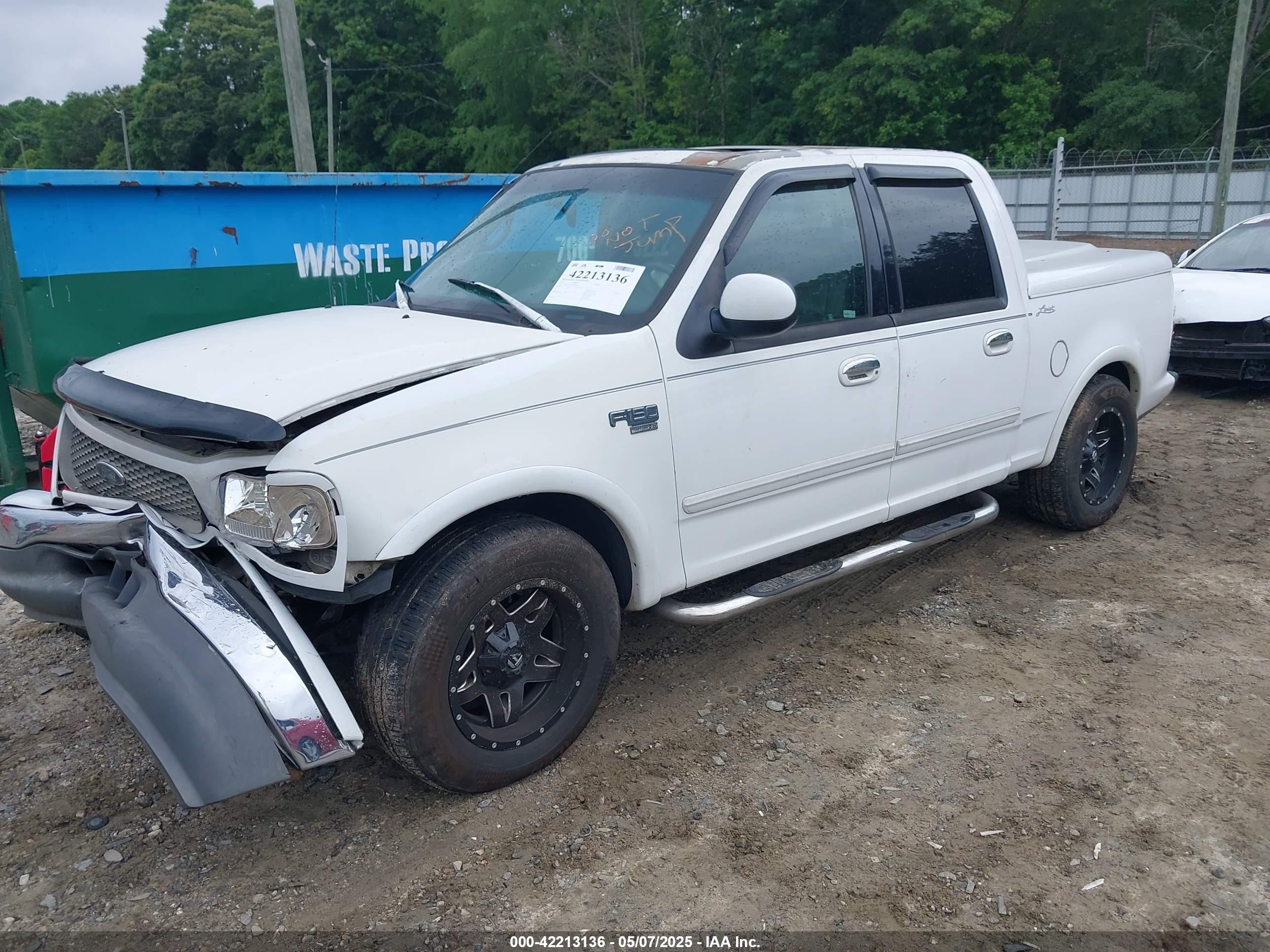 2001 Ford F-150 Supercrew Harley-davidson Edition/king Ranch Edition/lariat/xlt White vin: 1FTRW07L41KC28725