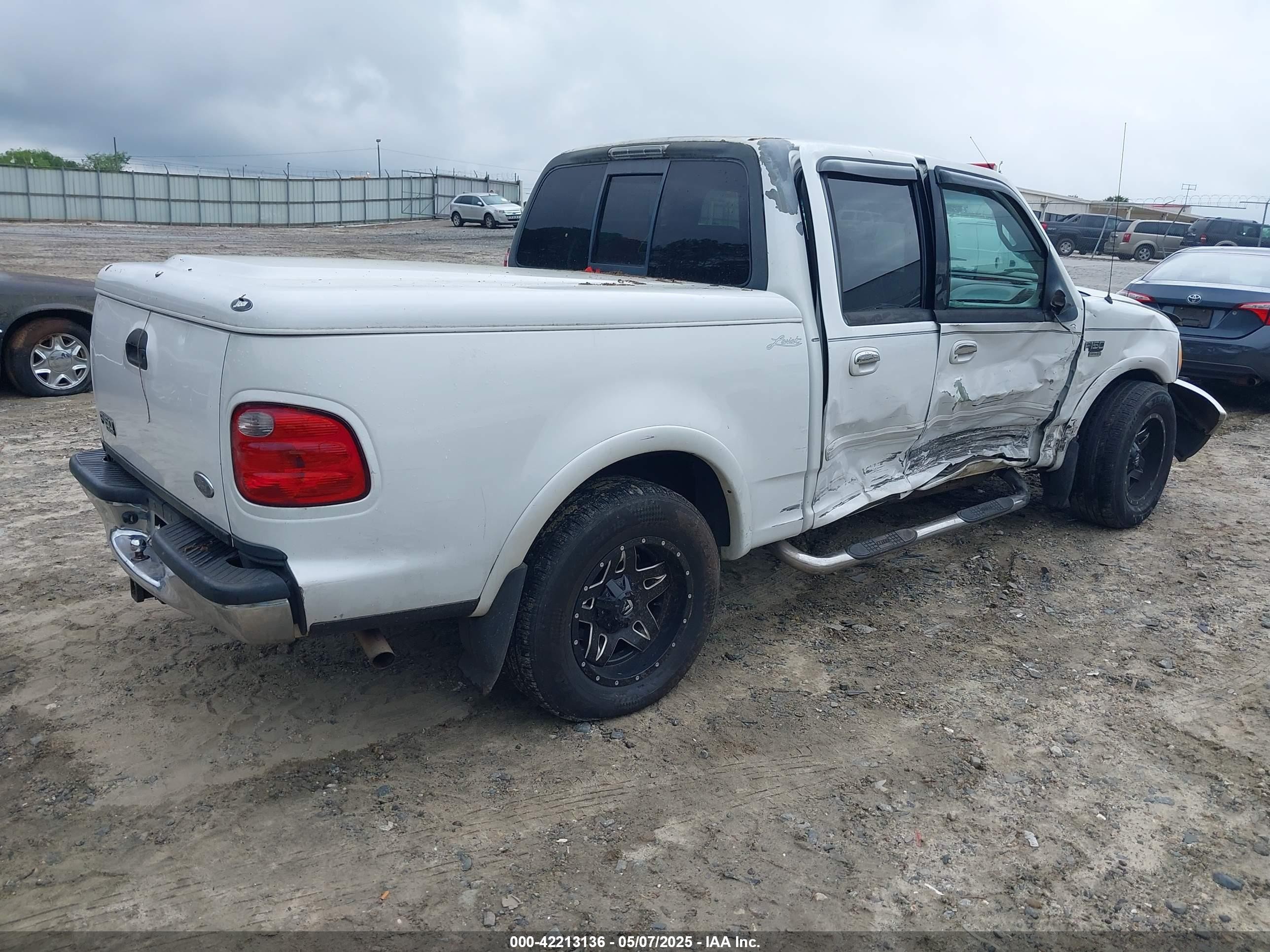 2001 Ford F-150 Supercrew Harley-davidson Edition/king Ranch Edition/lariat/xlt White vin: 1FTRW07L41KC28725