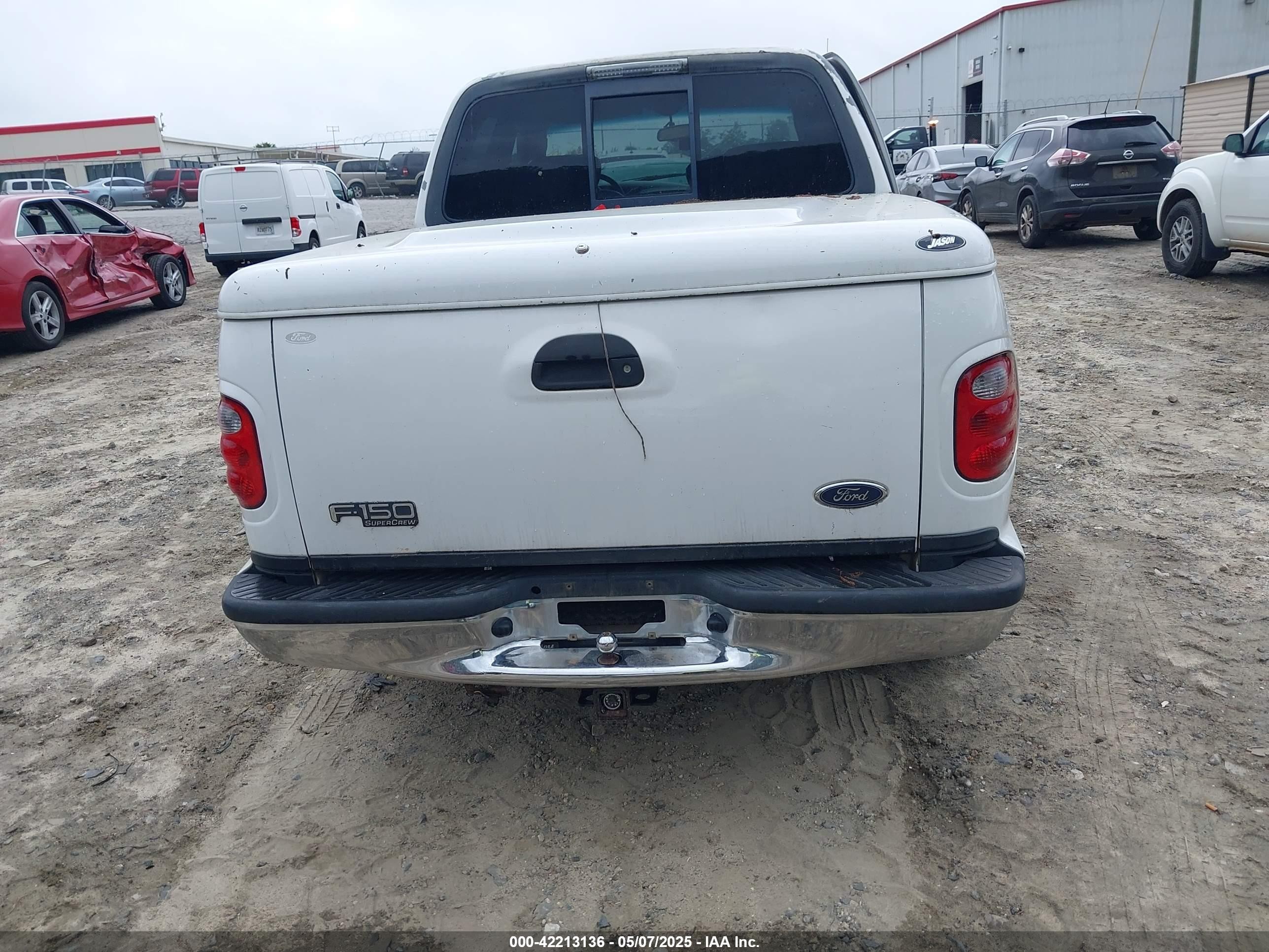 2001 Ford F-150 Supercrew Harley-davidson Edition/king Ranch Edition/lariat/xlt White vin: 1FTRW07L41KC28725