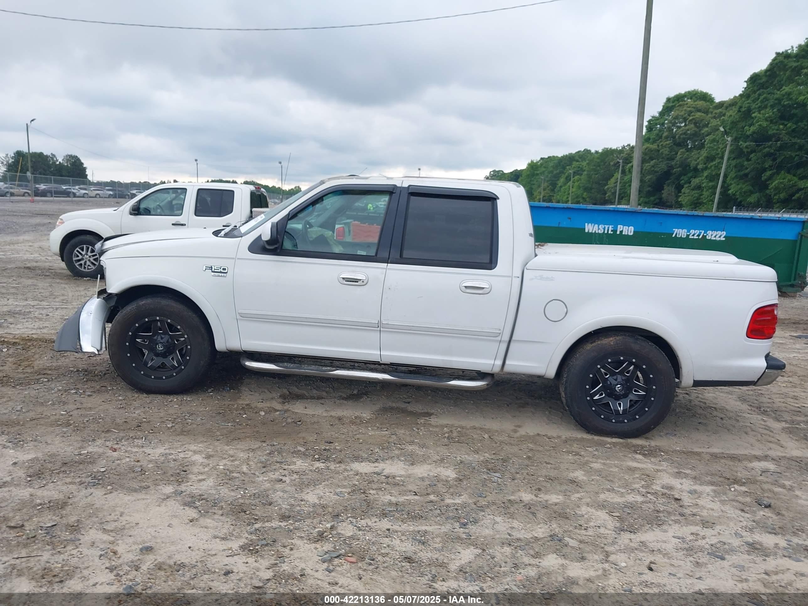2001 Ford F-150 Supercrew Harley-davidson Edition/king Ranch Edition/lariat/xlt White vin: 1FTRW07L41KC28725