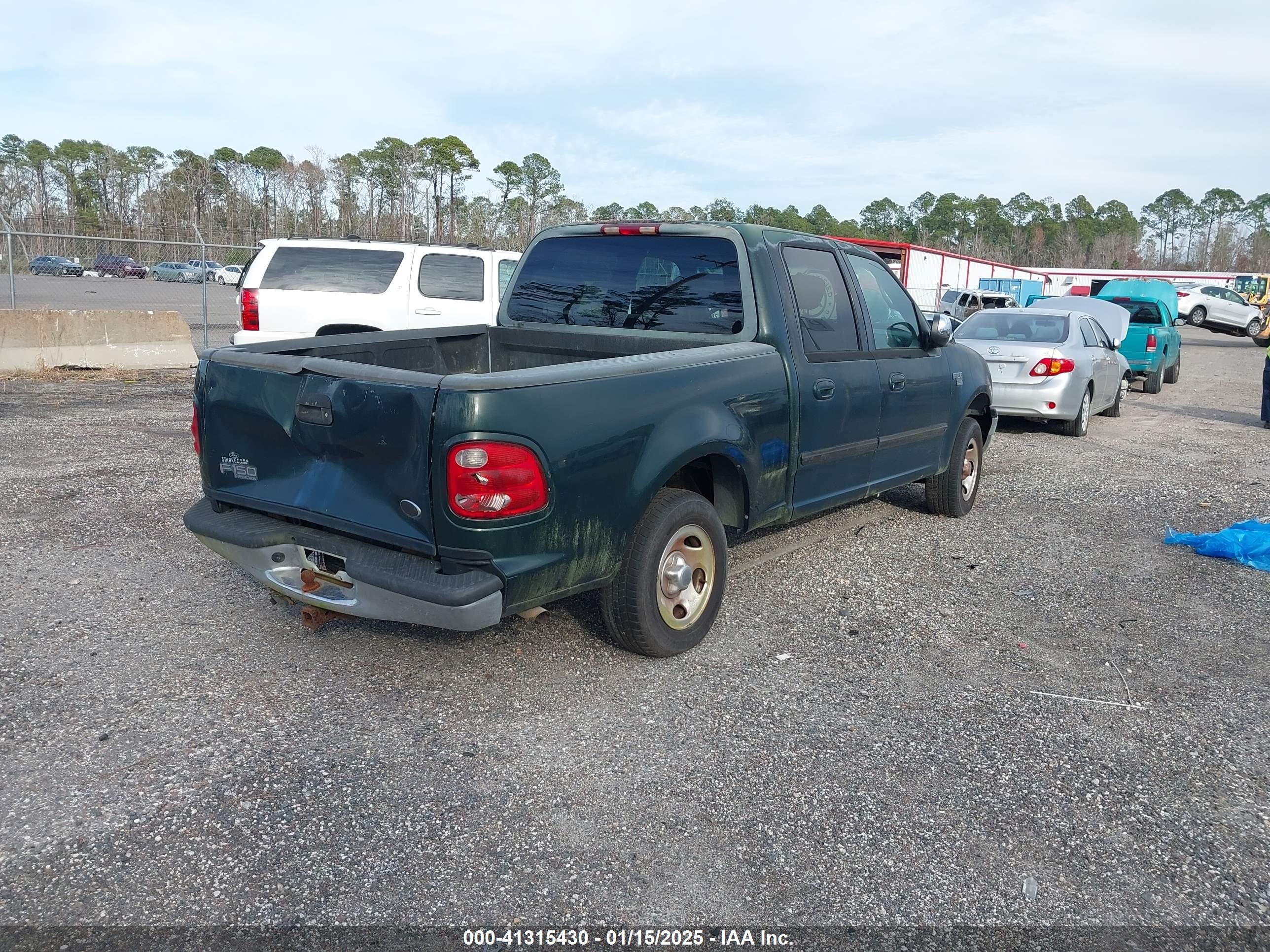 2001 Ford F-150 Supercrew Harley-davidson/king Ranch/lariat/xlt Green vin: 1FTRW07L41KF94040