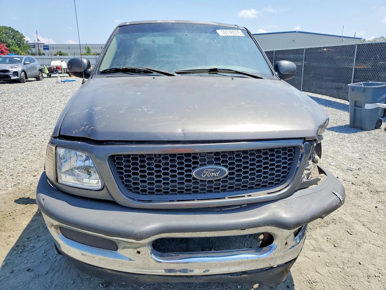 2002 Ford F150 Supercrew Gray vin: 1FTRW07L42KE24374