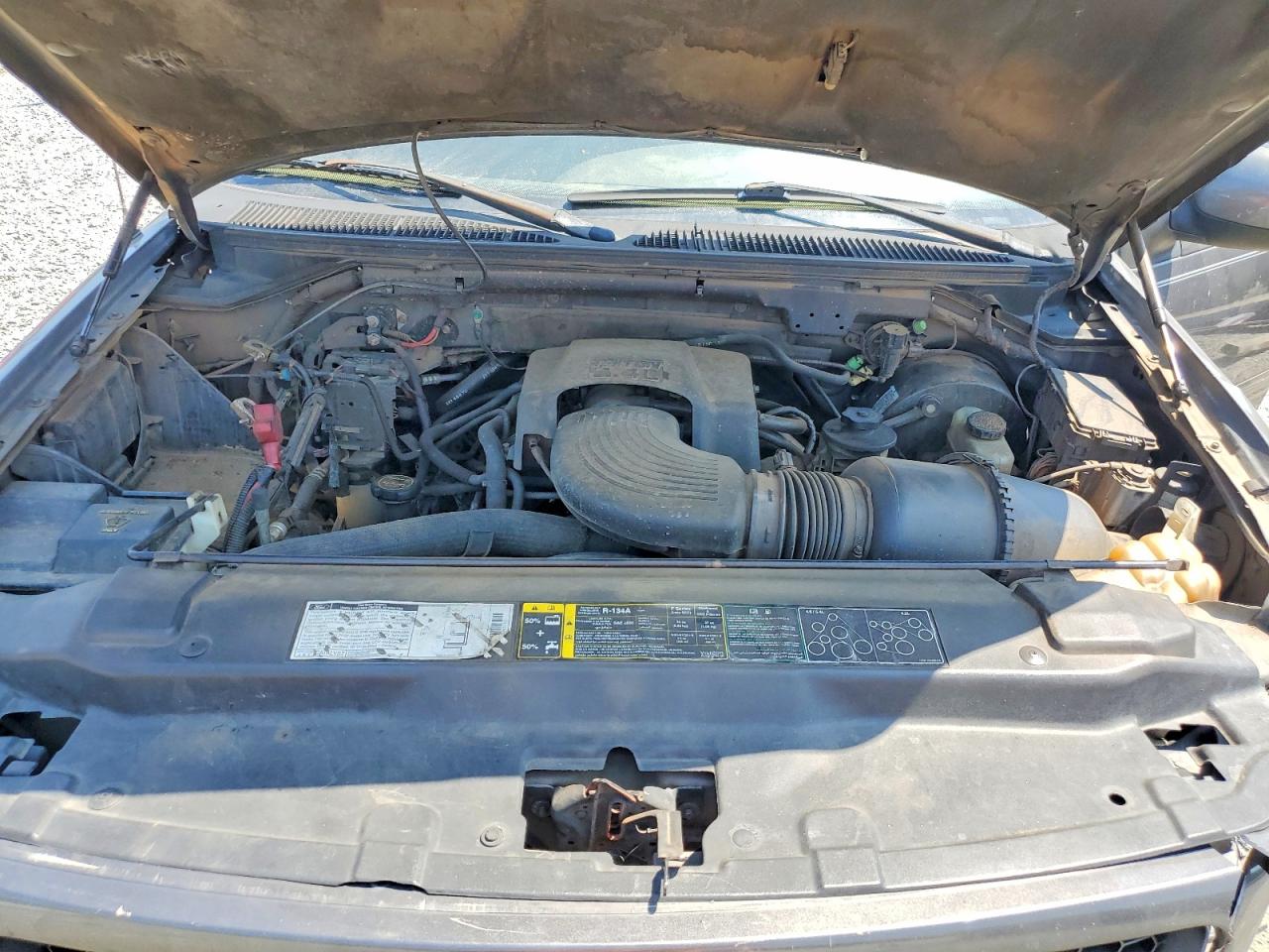 2002 Ford F150 Supercrew Gray vin: 1FTRW07L42KE24374