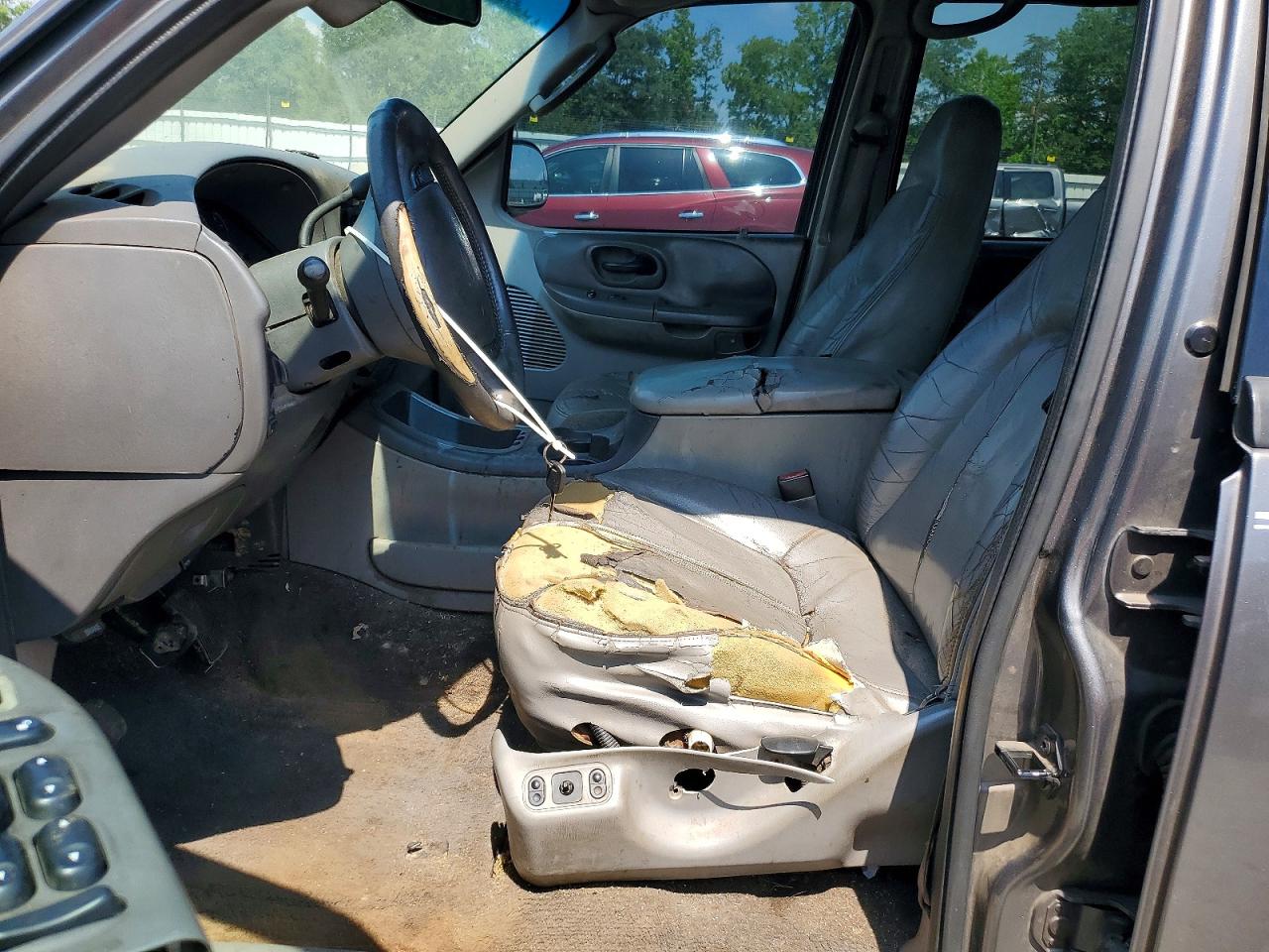 2002 Ford F150 Supercrew Gray vin: 1FTRW07L42KE24374