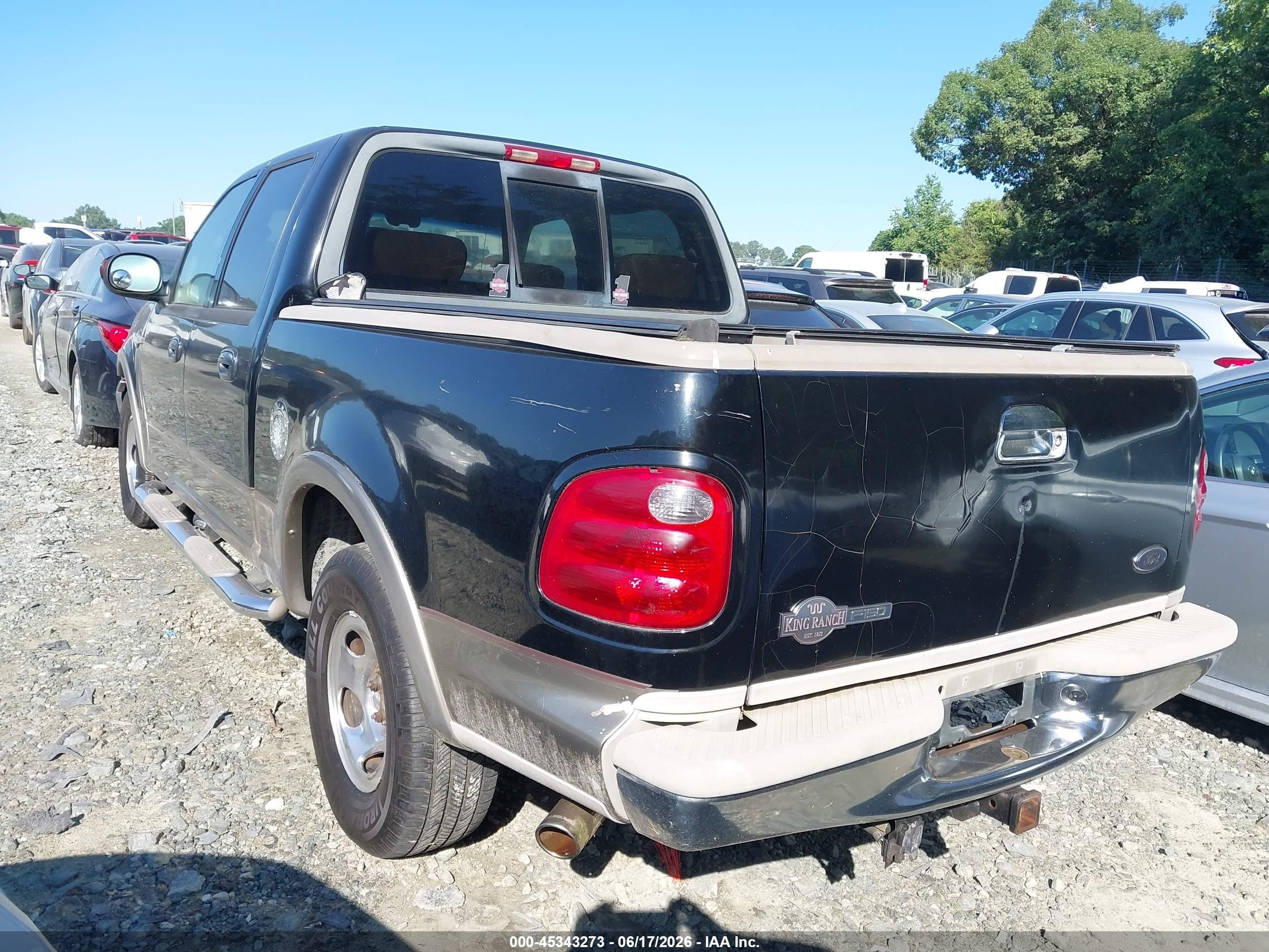 2003 Ford F-150 Lariat/xlt Черный vin: 1FTRW07L43KC11488