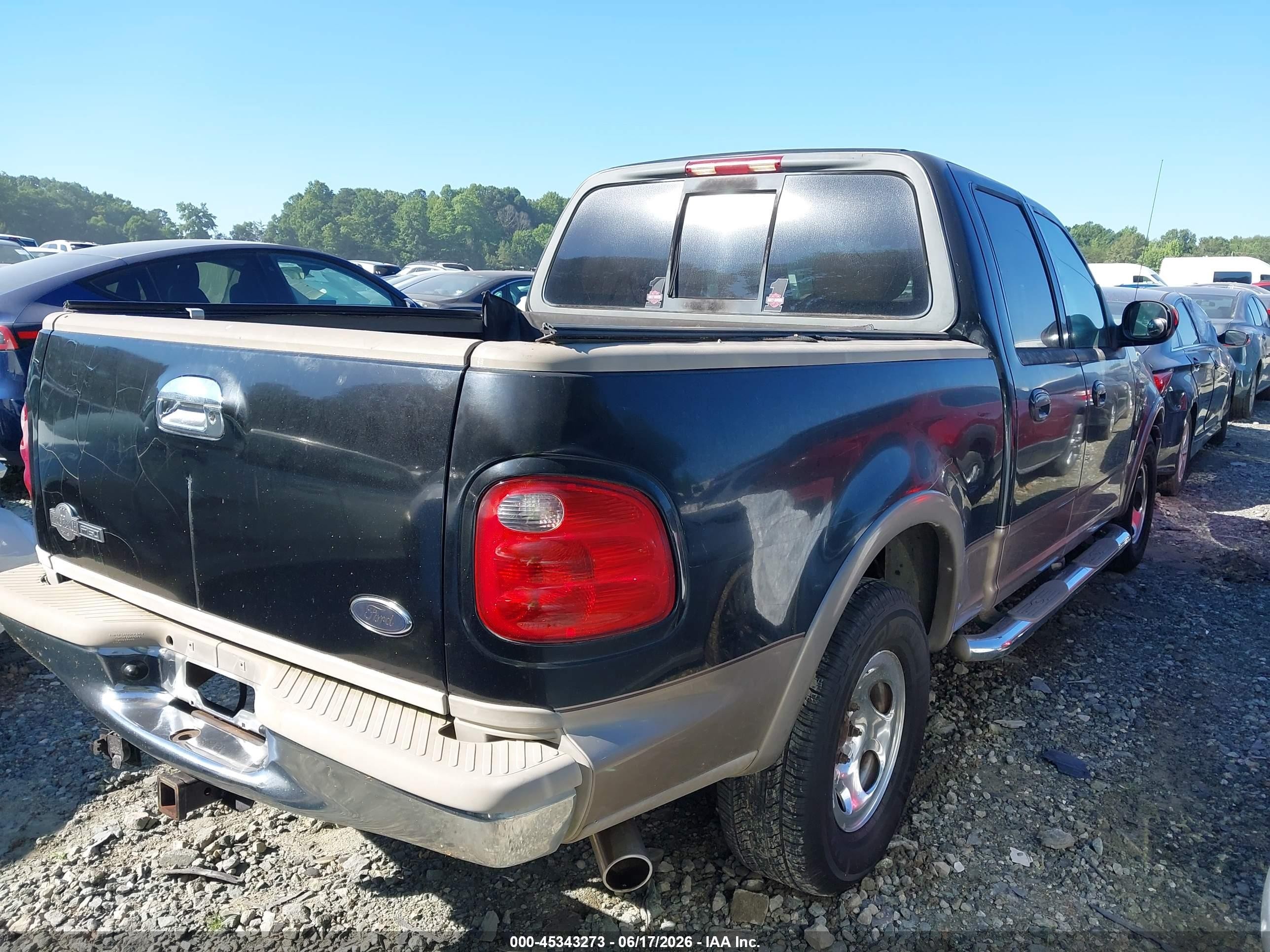 2003 Ford F-150 Lariat/xlt Черный vin: 1FTRW07L43KC11488