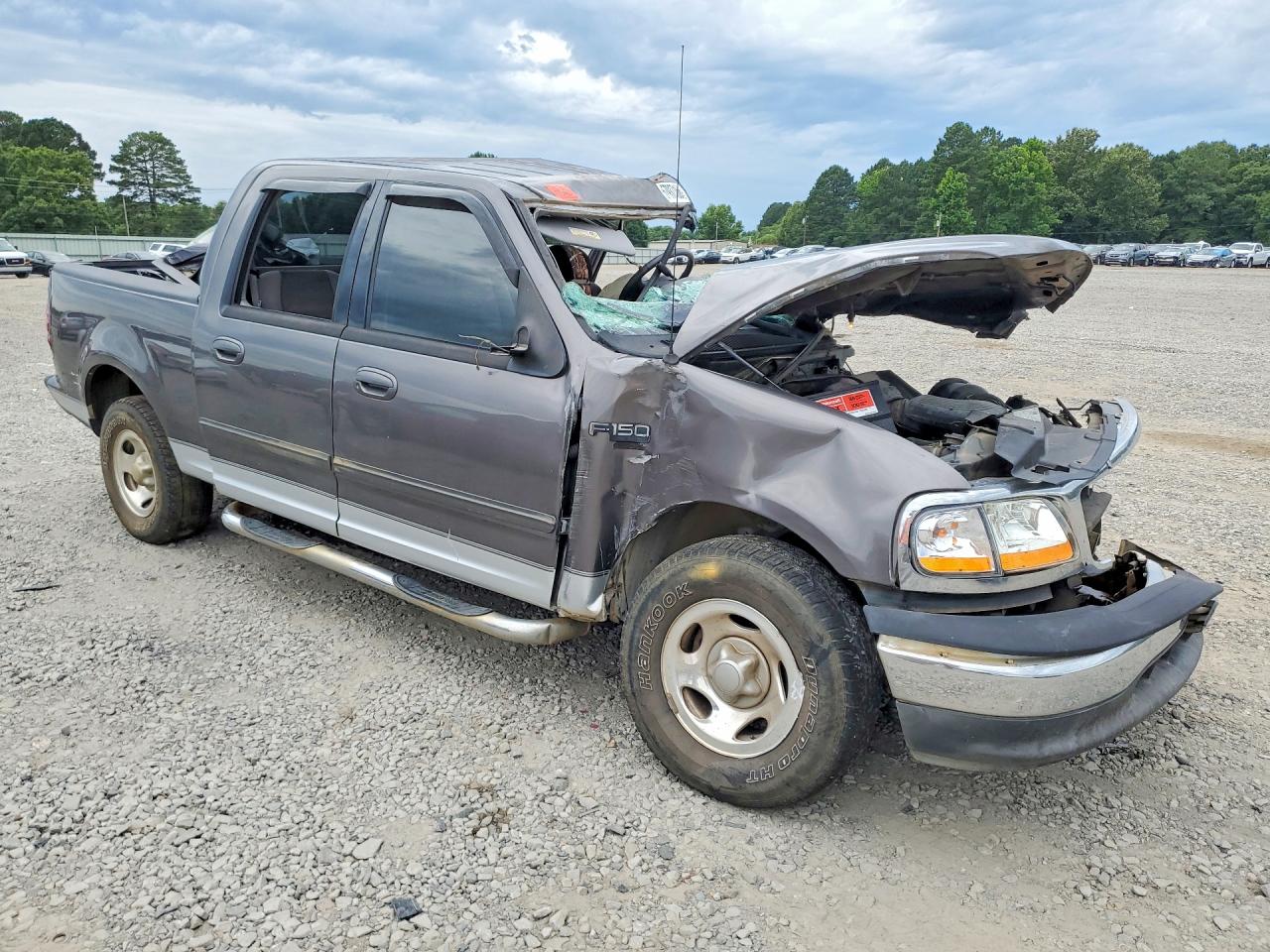 2003 Ford F150 Supercrew Black vin: 1FTRW07L43KC47388