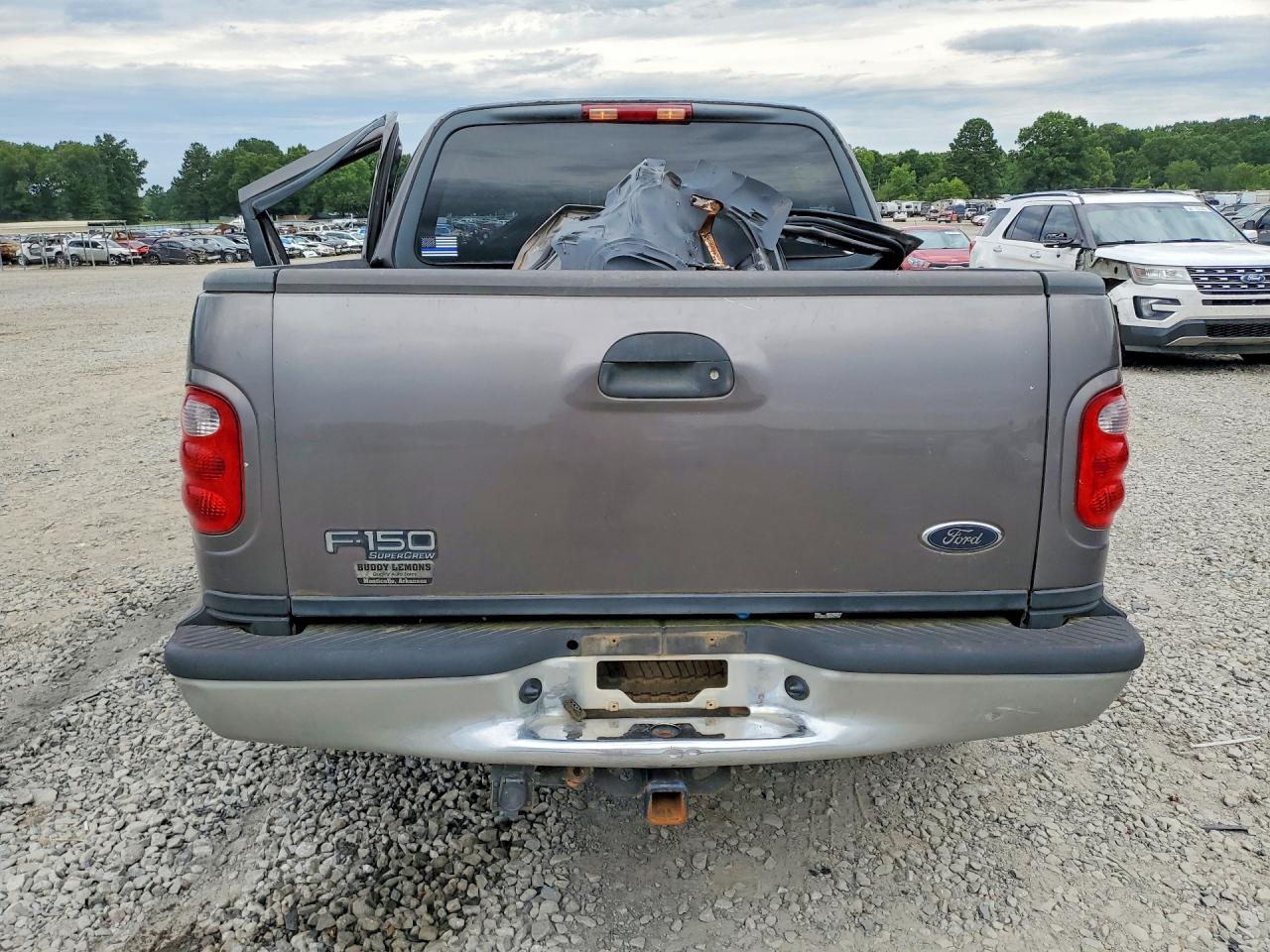 2003 Ford F150 Supercrew Black vin: 1FTRW07L43KC47388