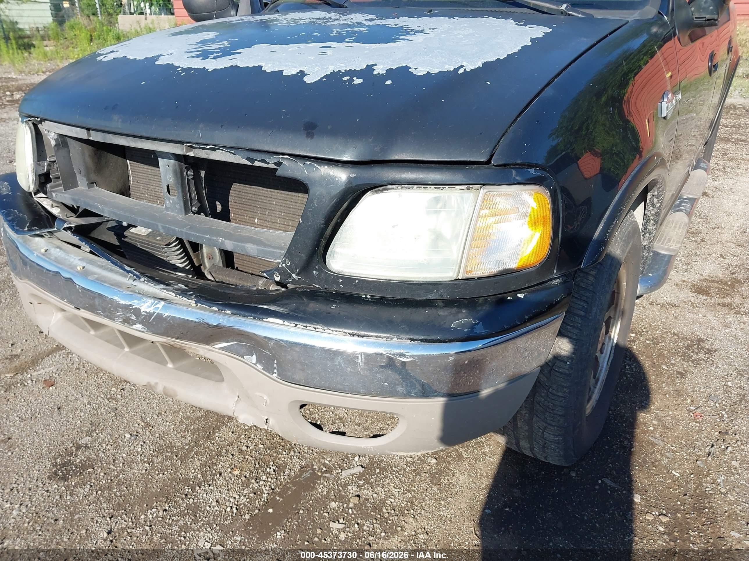 2003 Ford F-150 Lariat/xlt Black vin: 1FTRW07L43KD01241
