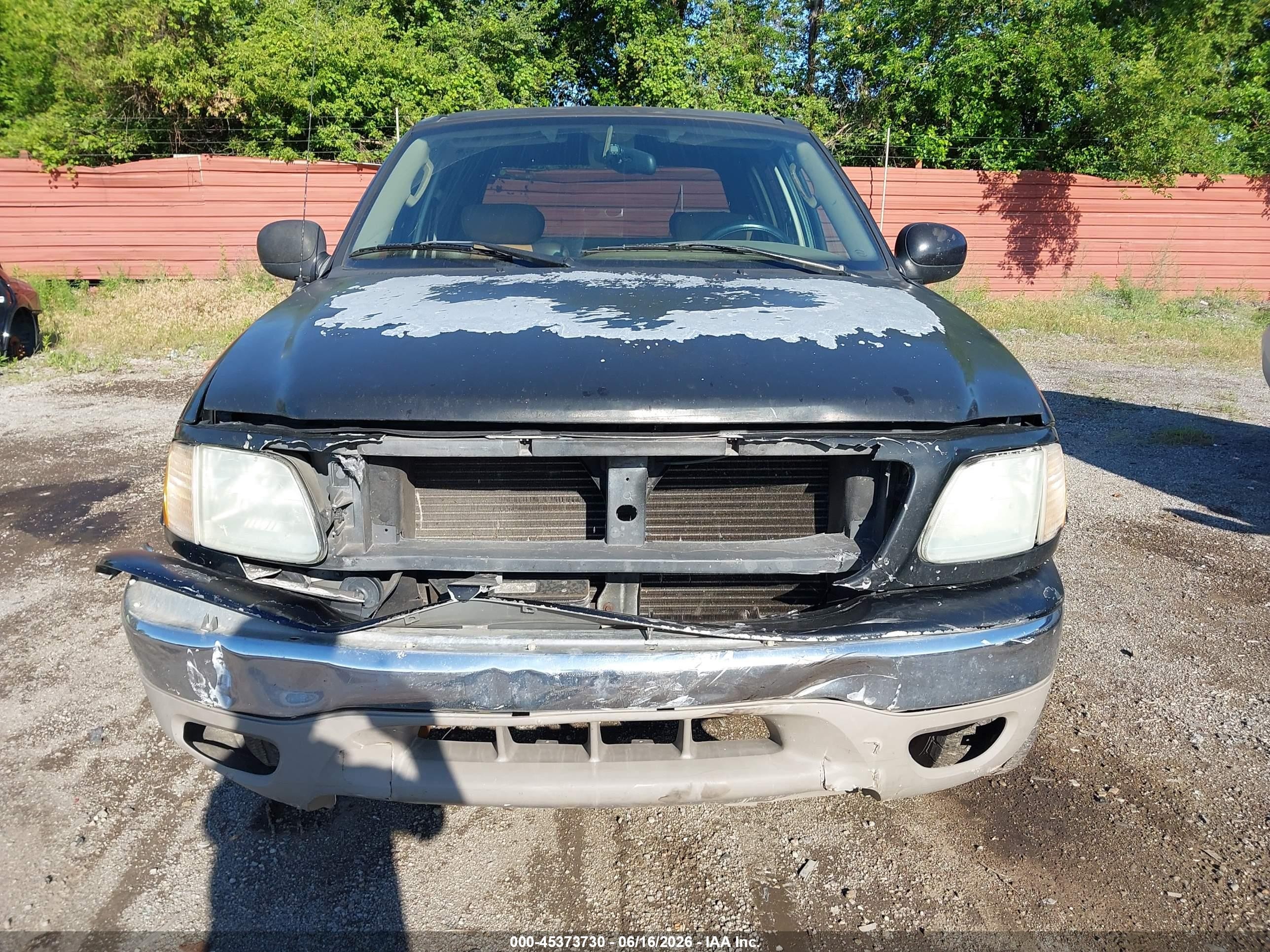 2003 Ford F-150 Lariat/xlt Black vin: 1FTRW07L43KD01241
