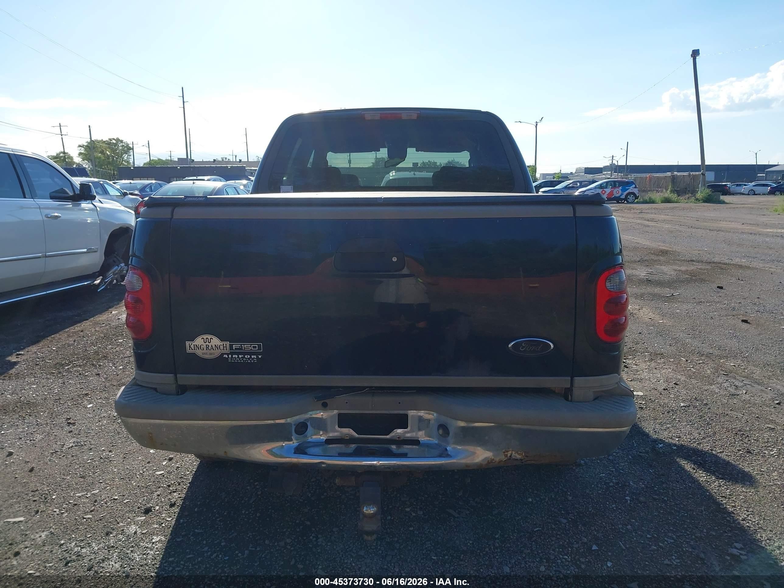 2003 Ford F-150 Lariat/xlt Black vin: 1FTRW07L43KD01241