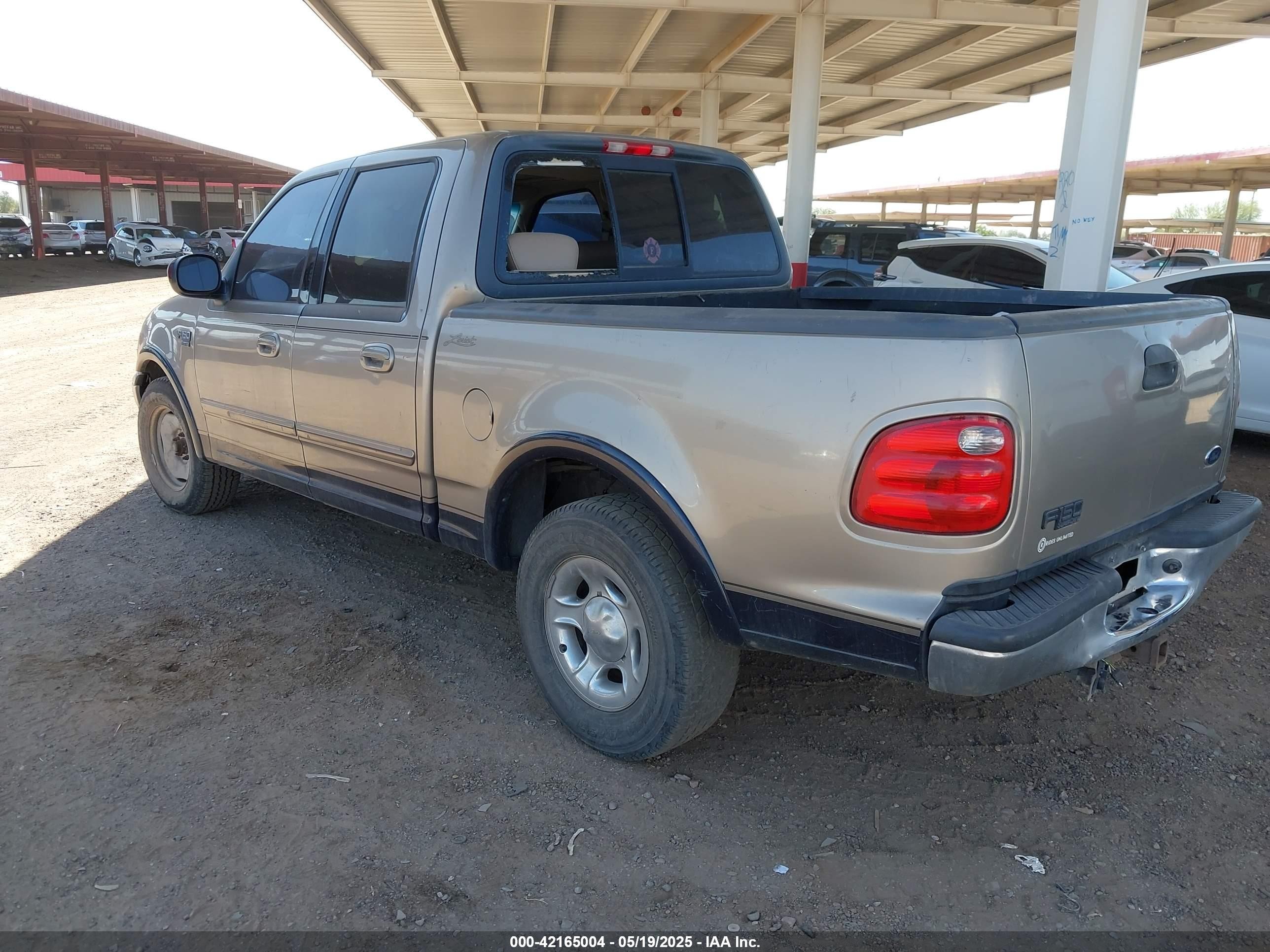 2001 Ford F-150 Supercrew Harley-davidson Edition/king Ranch Edition/lariat/xlt Brown vin: 1FTRW07L51KB76702