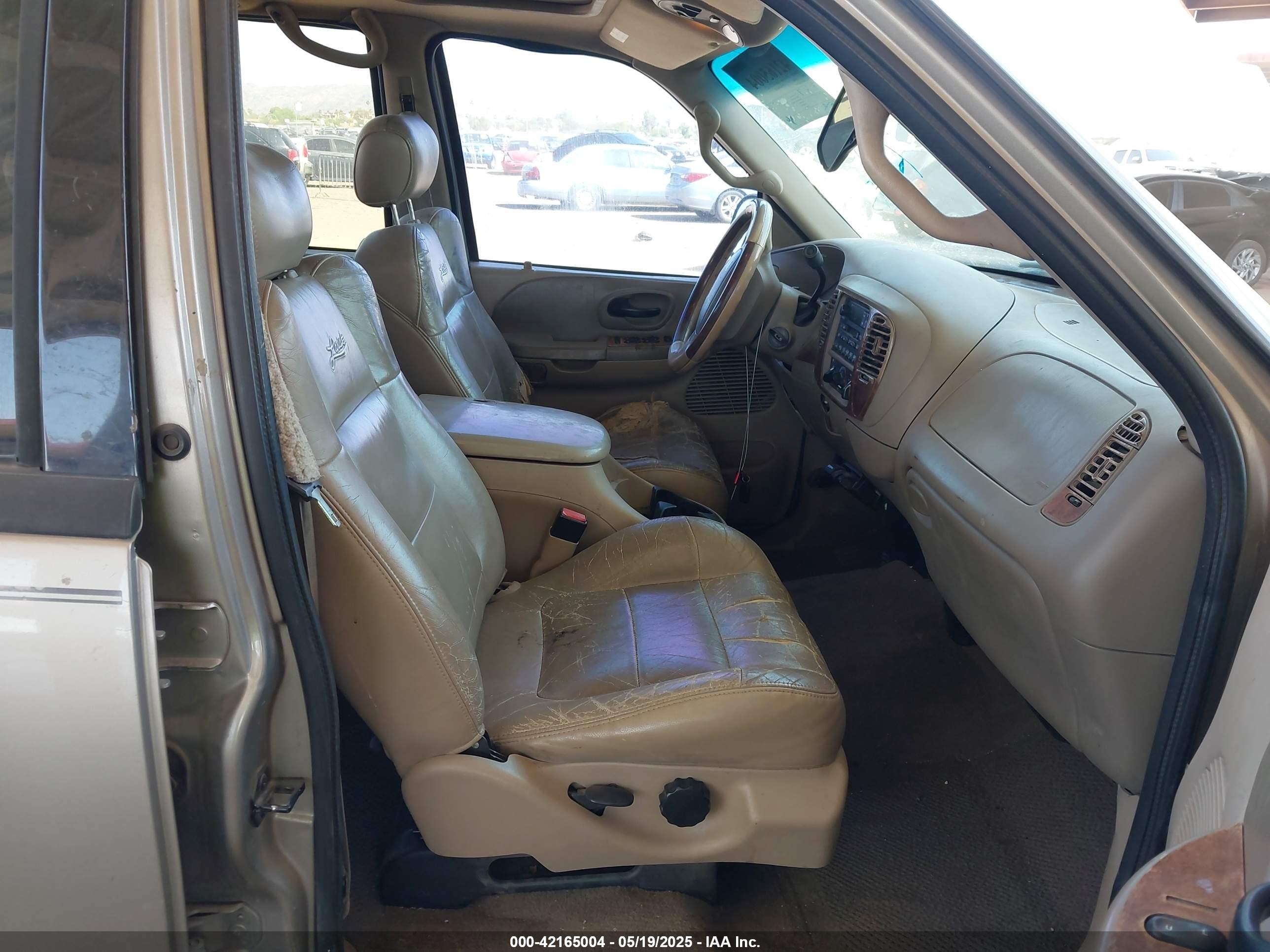 2001 Ford F-150 Supercrew Harley-davidson Edition/king Ranch Edition/lariat/xlt Brown vin: 1FTRW07L51KB76702